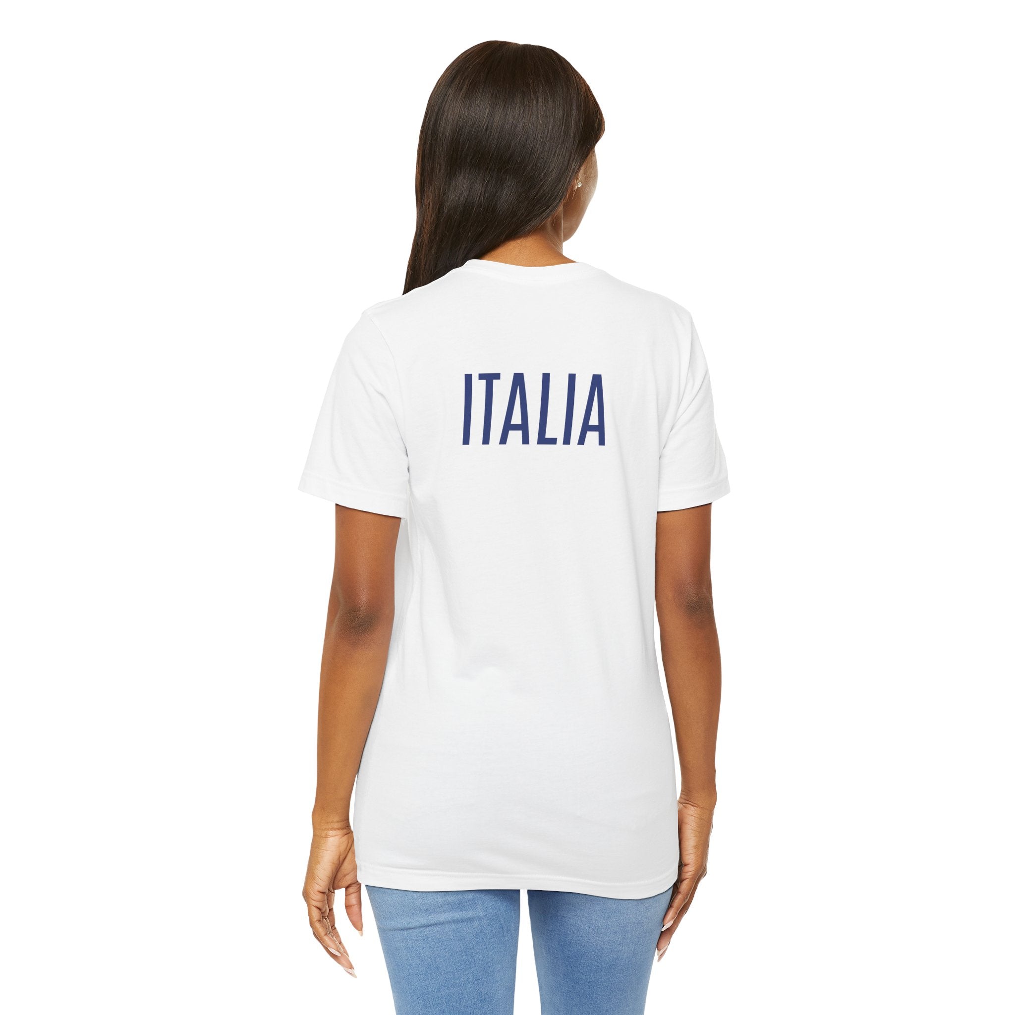 Italy Crest Tee  Italian Flag Shield T-Shirt