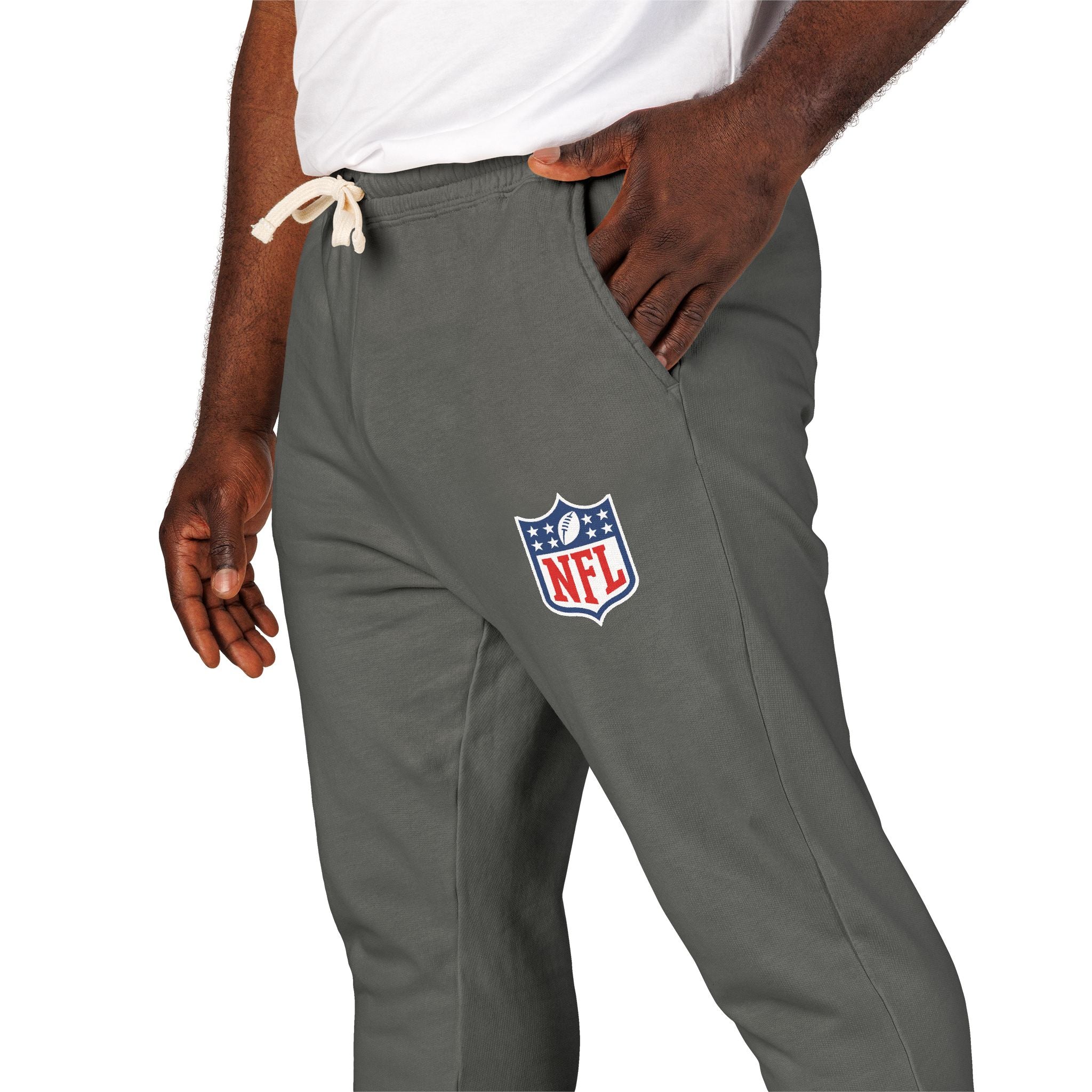 NFL Logo Fleece Sweatpants  Garment-Dyed Joggers