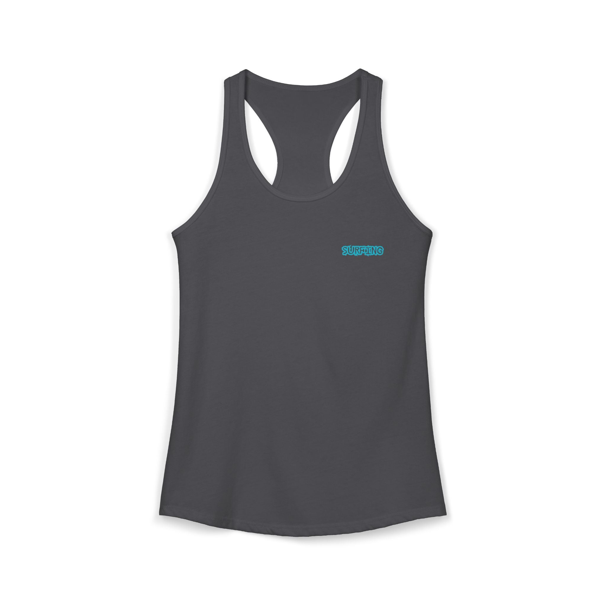 Women's Racerback Tank  Surfing Athlete Graphic