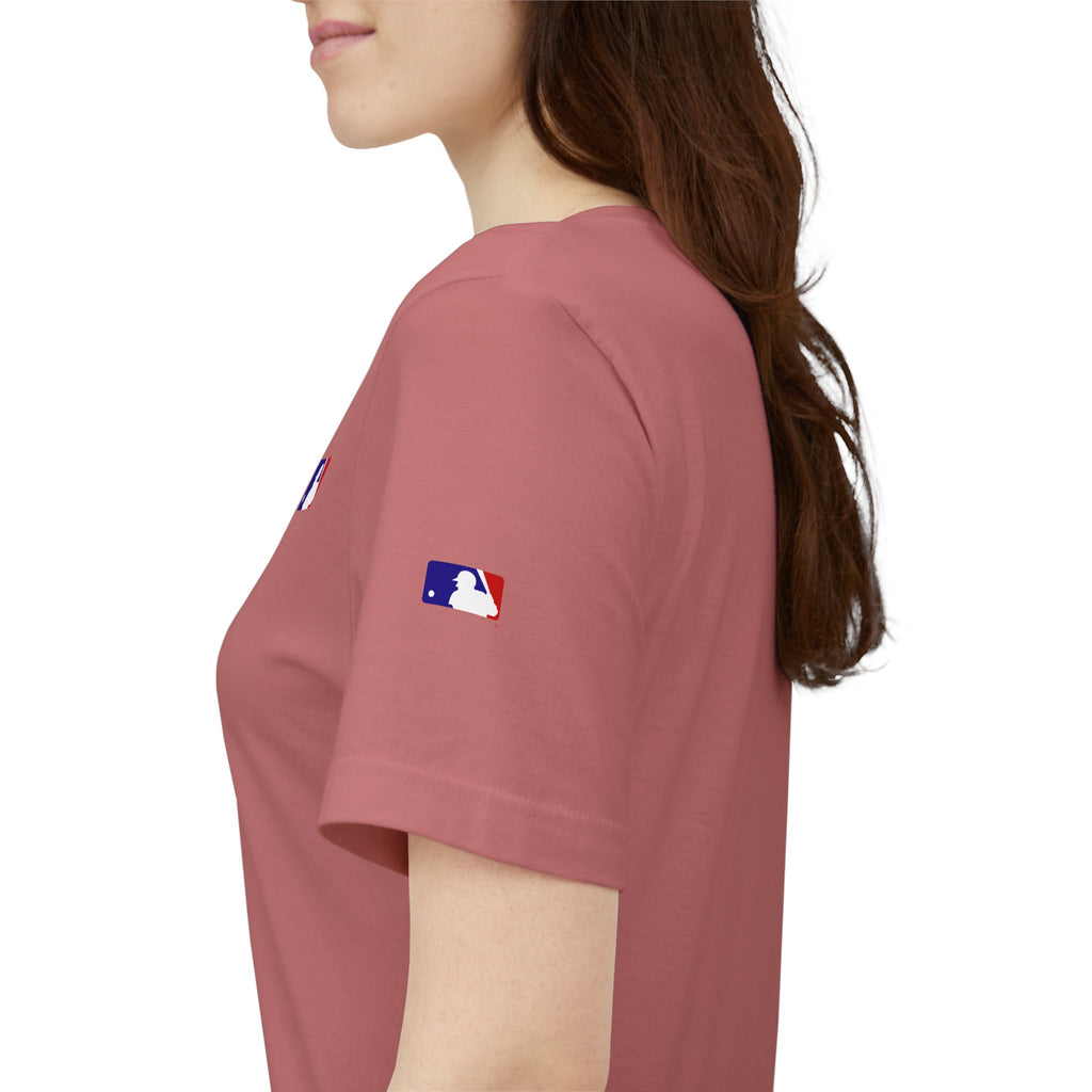 Baseball Logo T-Shirt  Minimal Chest Patch Tee