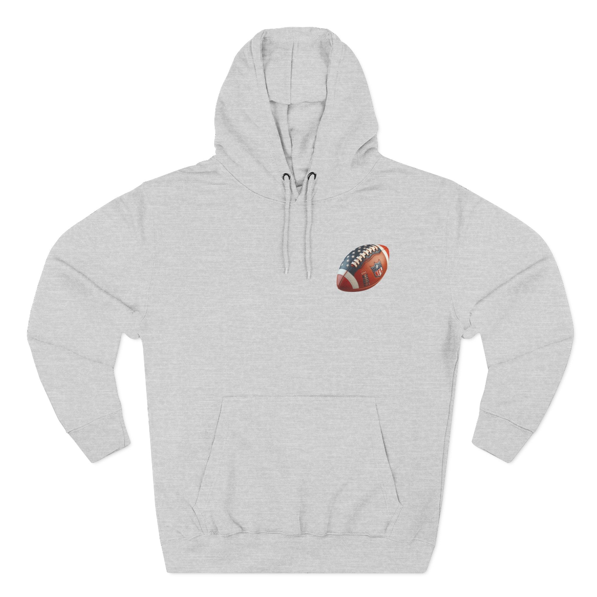 Football Helmet Skull Hoodie Graphic Fleece Pullover for Fans