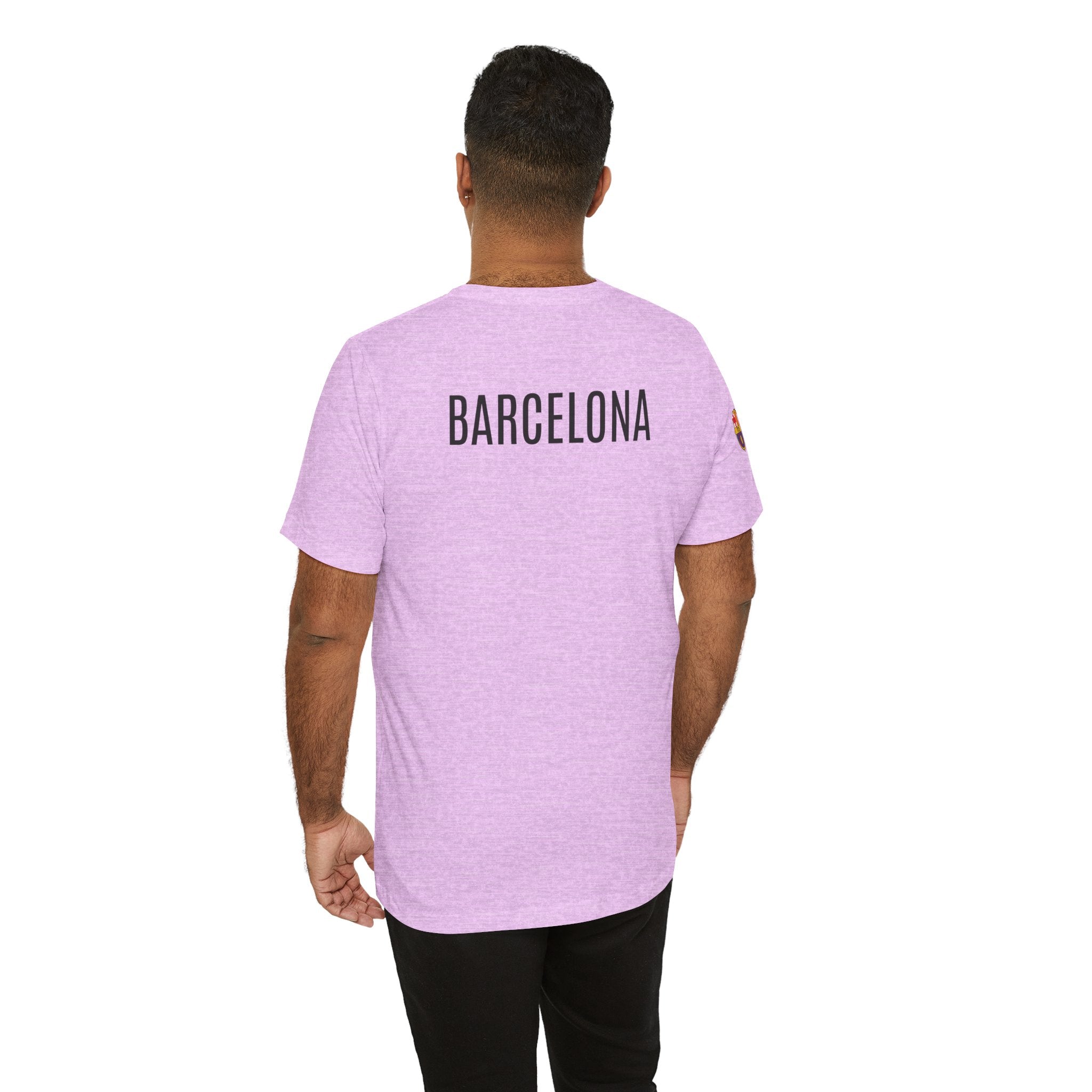 Barcelona Crest T‑Shirt  Minimal Football Fan Tee