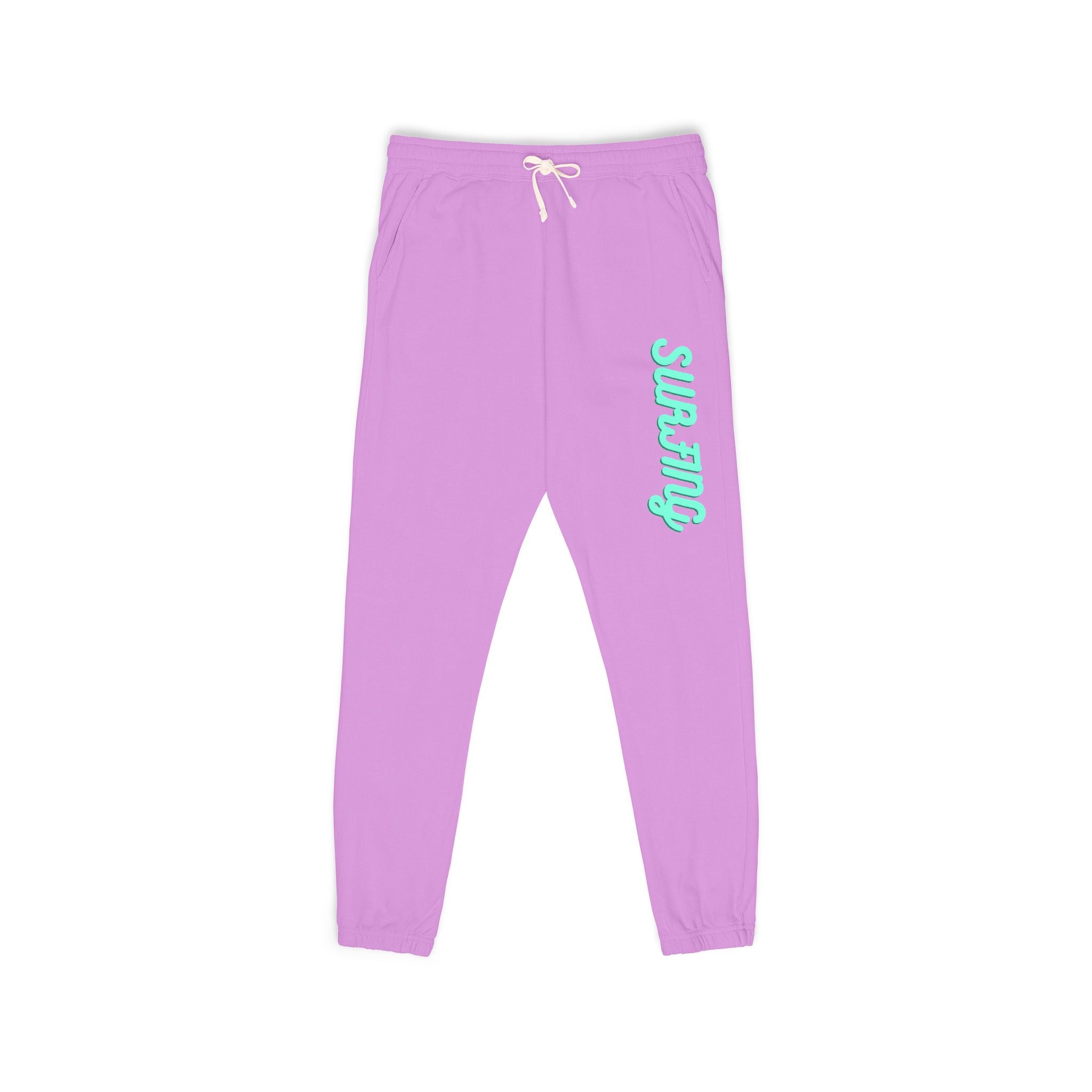 Surfing Fleece Sweatpants Casual Coastal Lounge Joggers