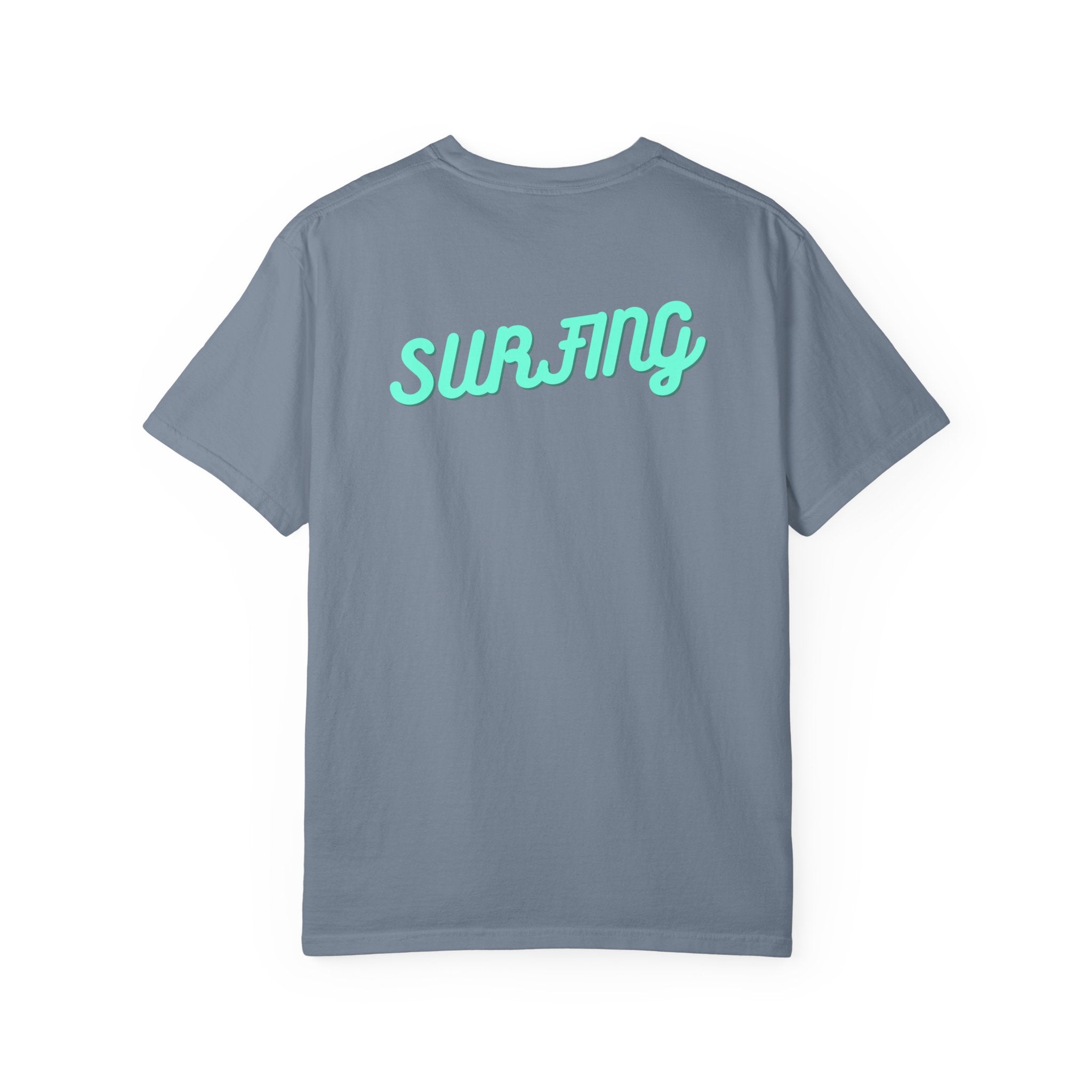 California Beach Surf T-Shirt  Retro Palm Trees & ‘SURFING’ Graphic