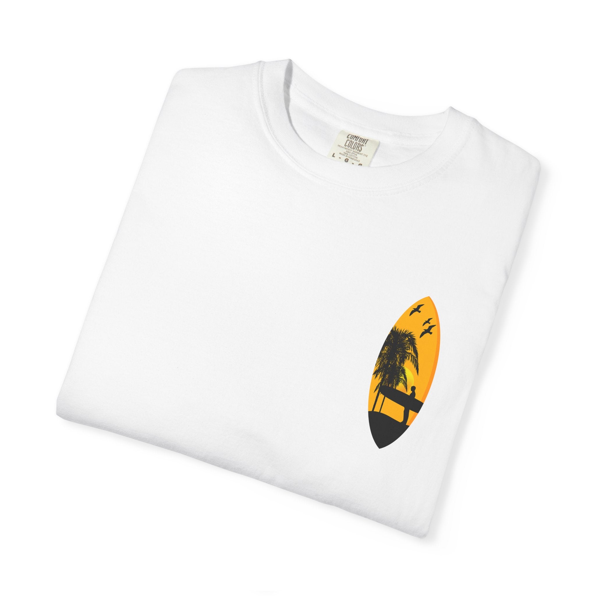 Venice Beach Sunset T-Shirt  Palm Trees & Surf Retro Graphic
