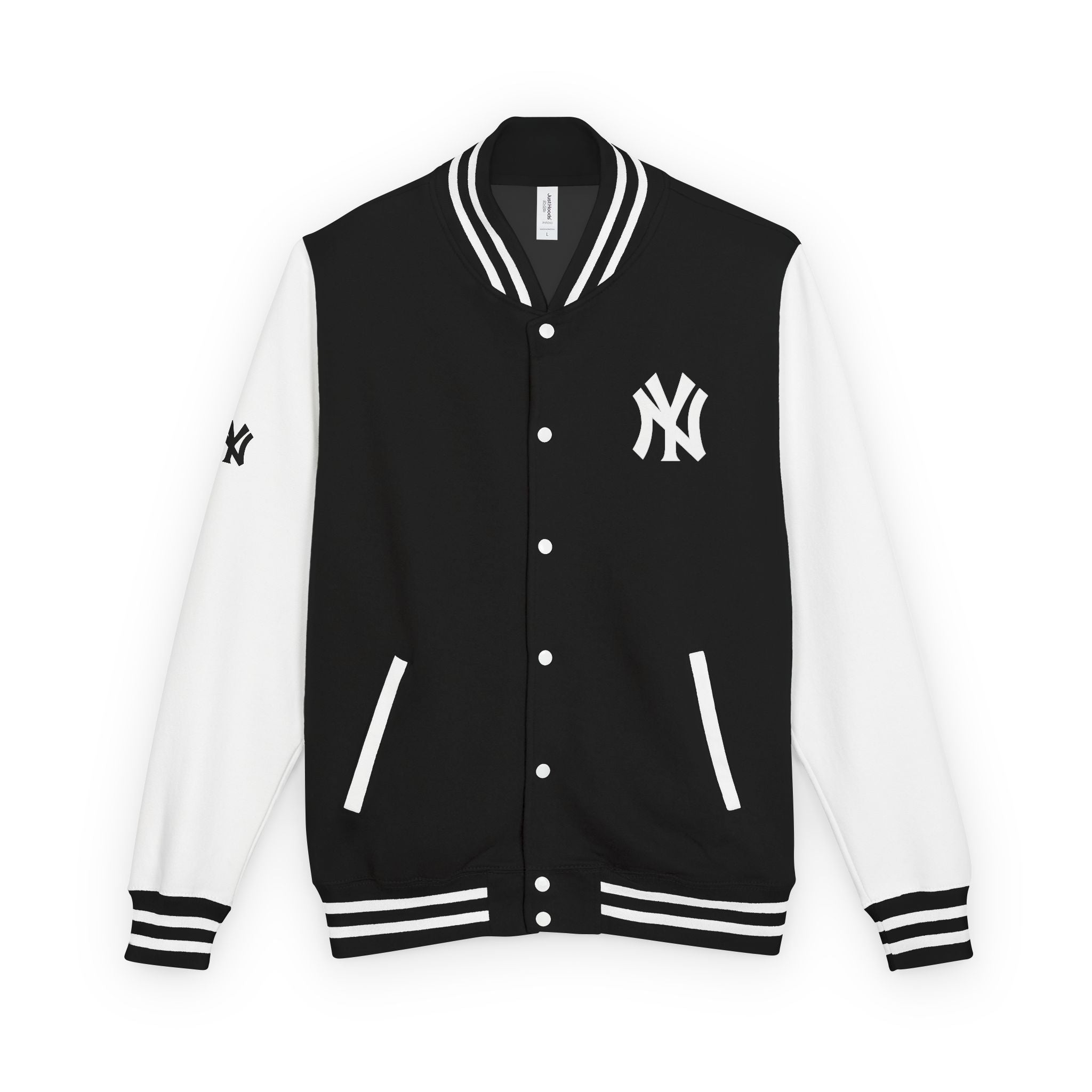 New York Letterman Jacket Varsity Style Red & White Baseball Jacket