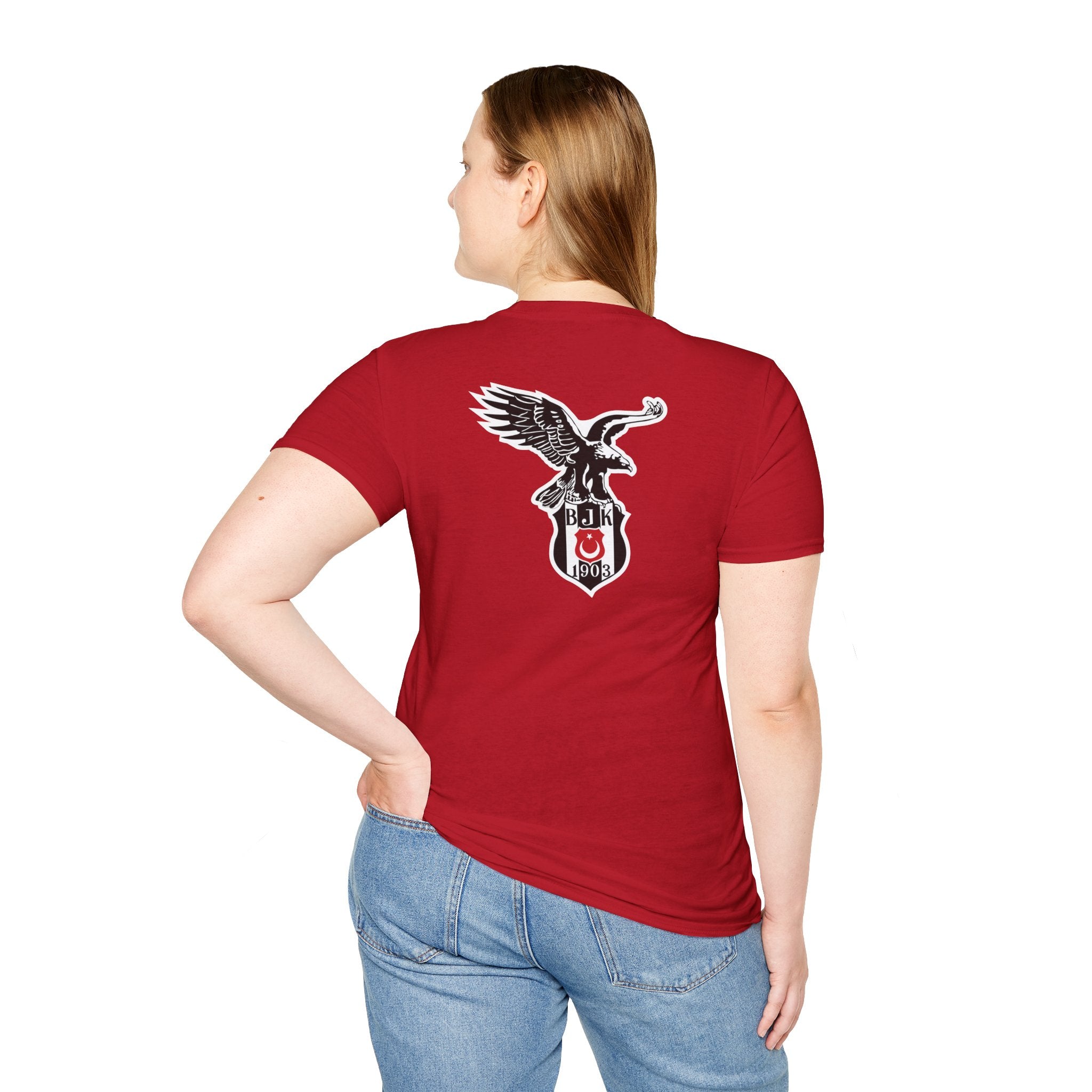 Besiktas Eagle T-Shirt  Football Club Crest Tee soccer jersey