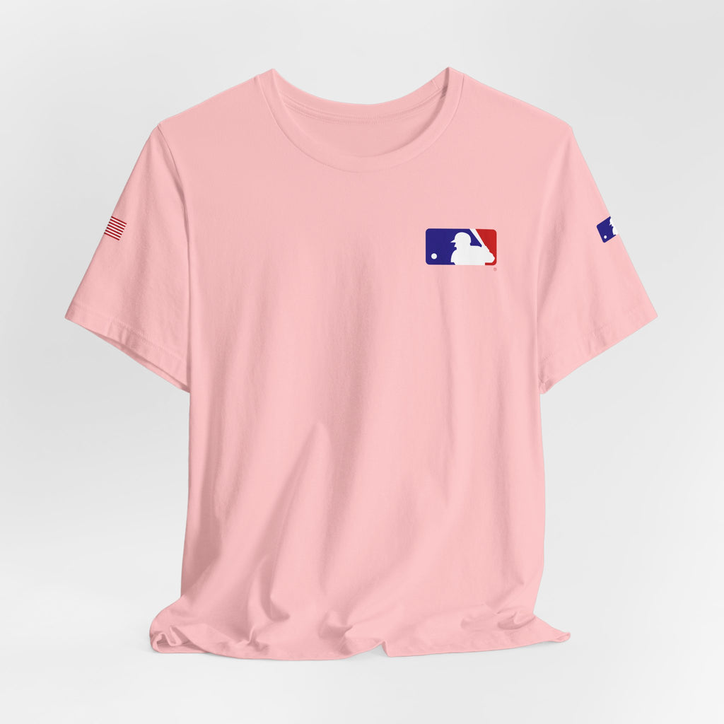 Baseball Logo T-Shirt  Minimal Chest Patch Tee