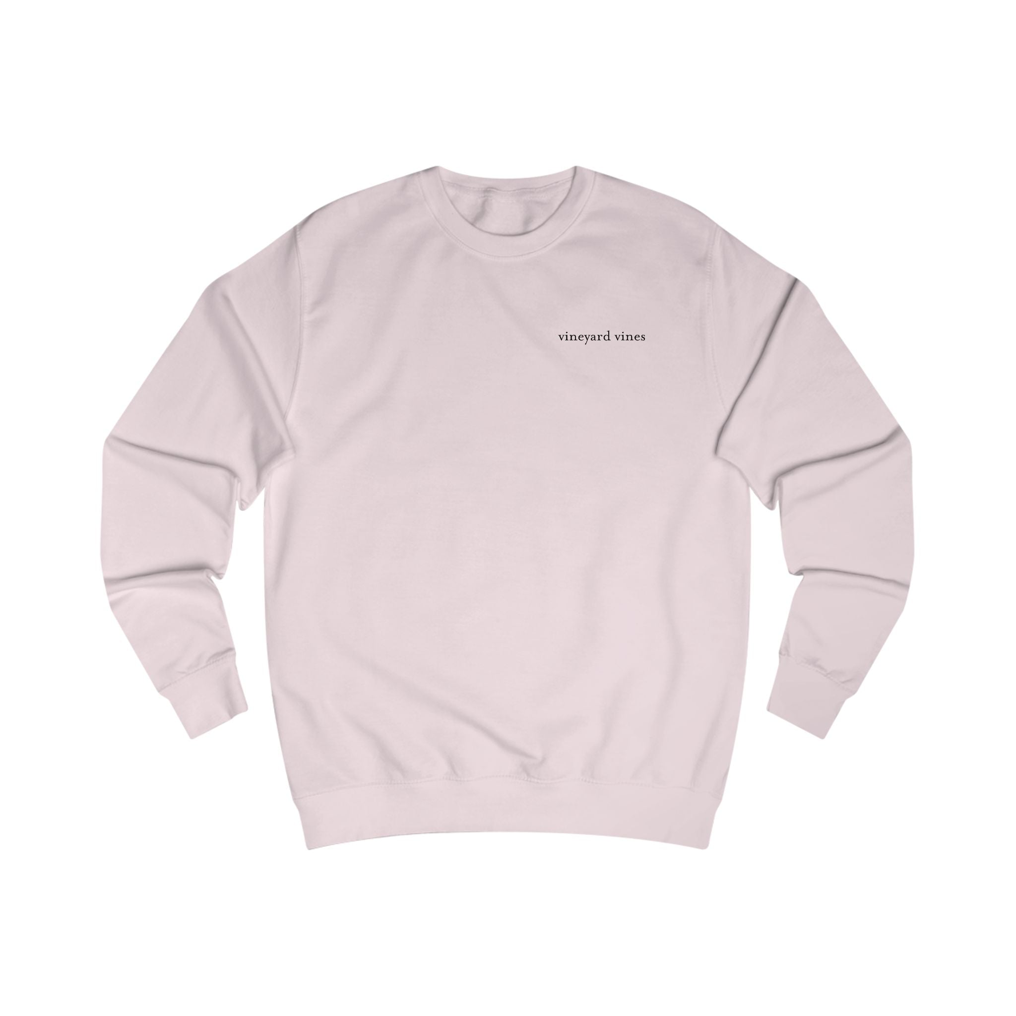 Pink Whale Vineyard Vines sweatshirt | Minimal Logo Crewneck