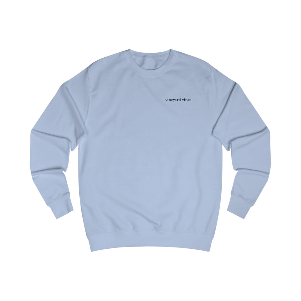 Pink Whale Vineyard Vines sweatshirt | Minimal Logo Crewneck