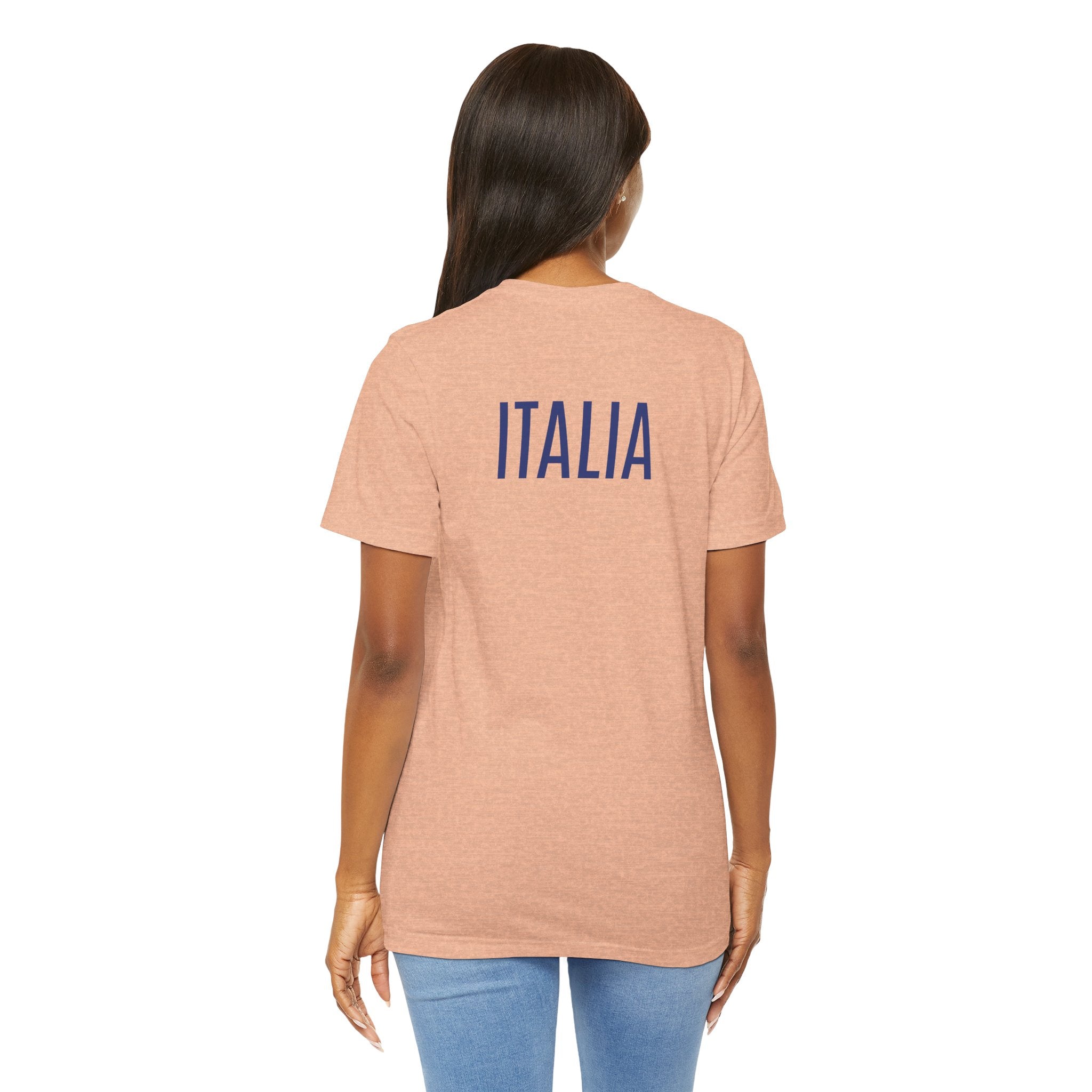 Italy Crest Tee  Italian Flag Shield T-Shirt