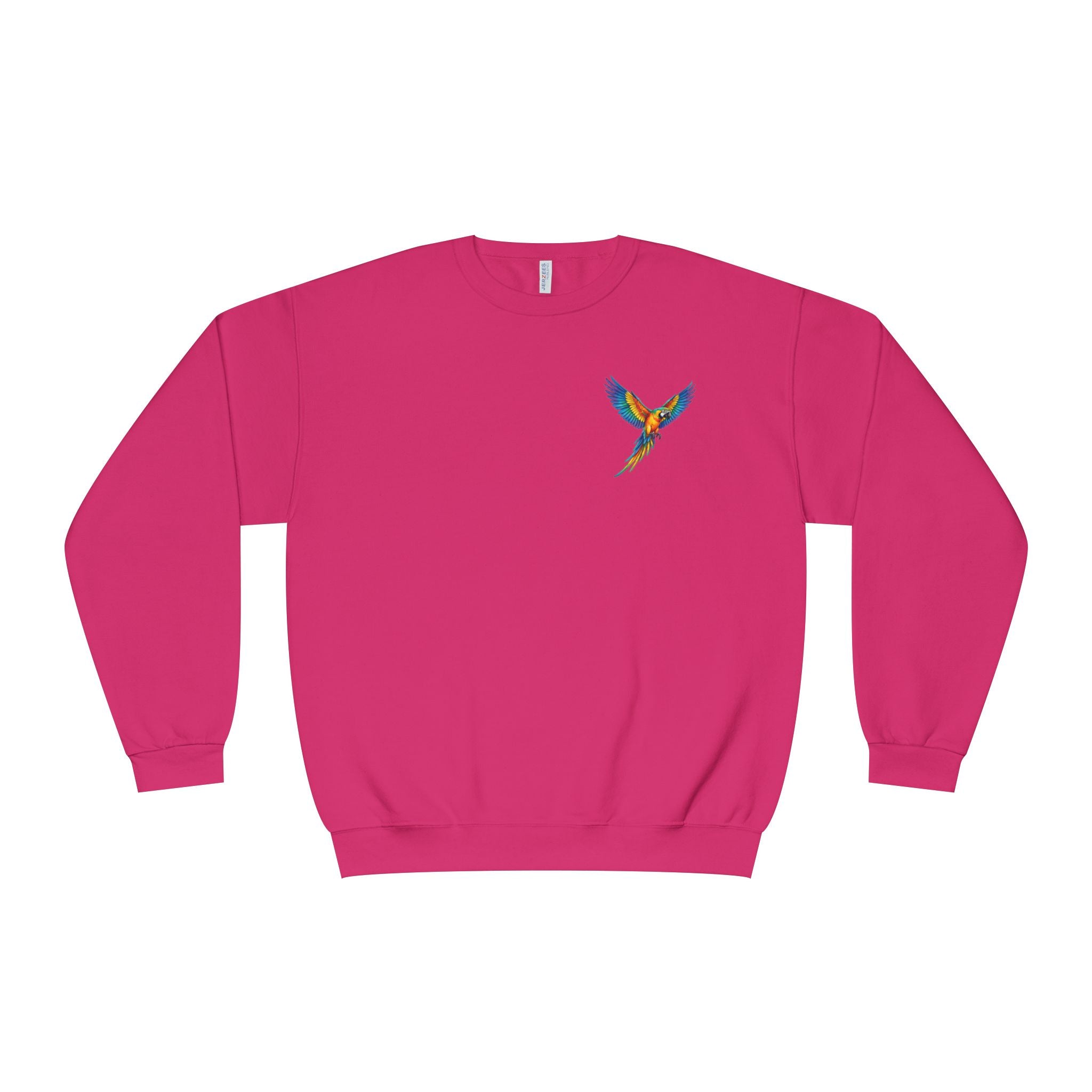 Tropical Beach Icons Sweatshirt Hummingbird Chest