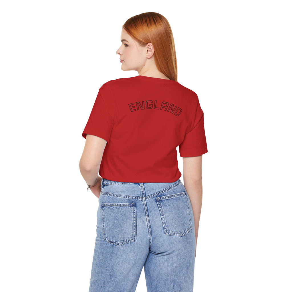 England Crest Soccer Tee — 'ENGLAND' Back Graphic