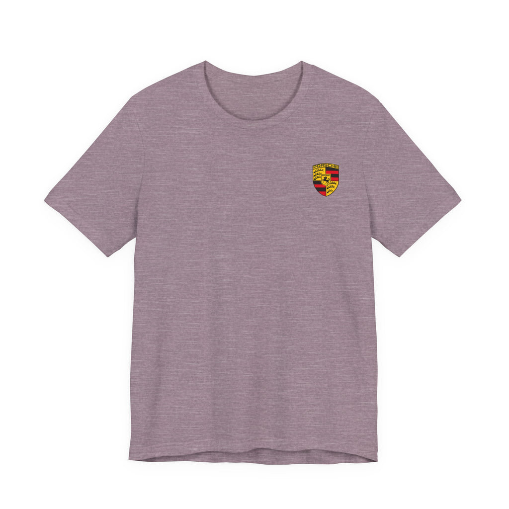 Porsche Crest Tee — Classic Logo Short Sleeve Shirt