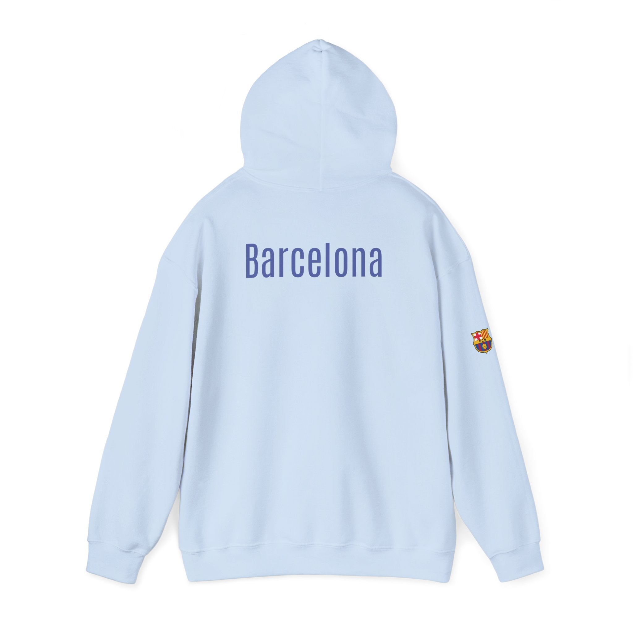 Hoodie  Barcelona Crest Hoodie with Small Badge