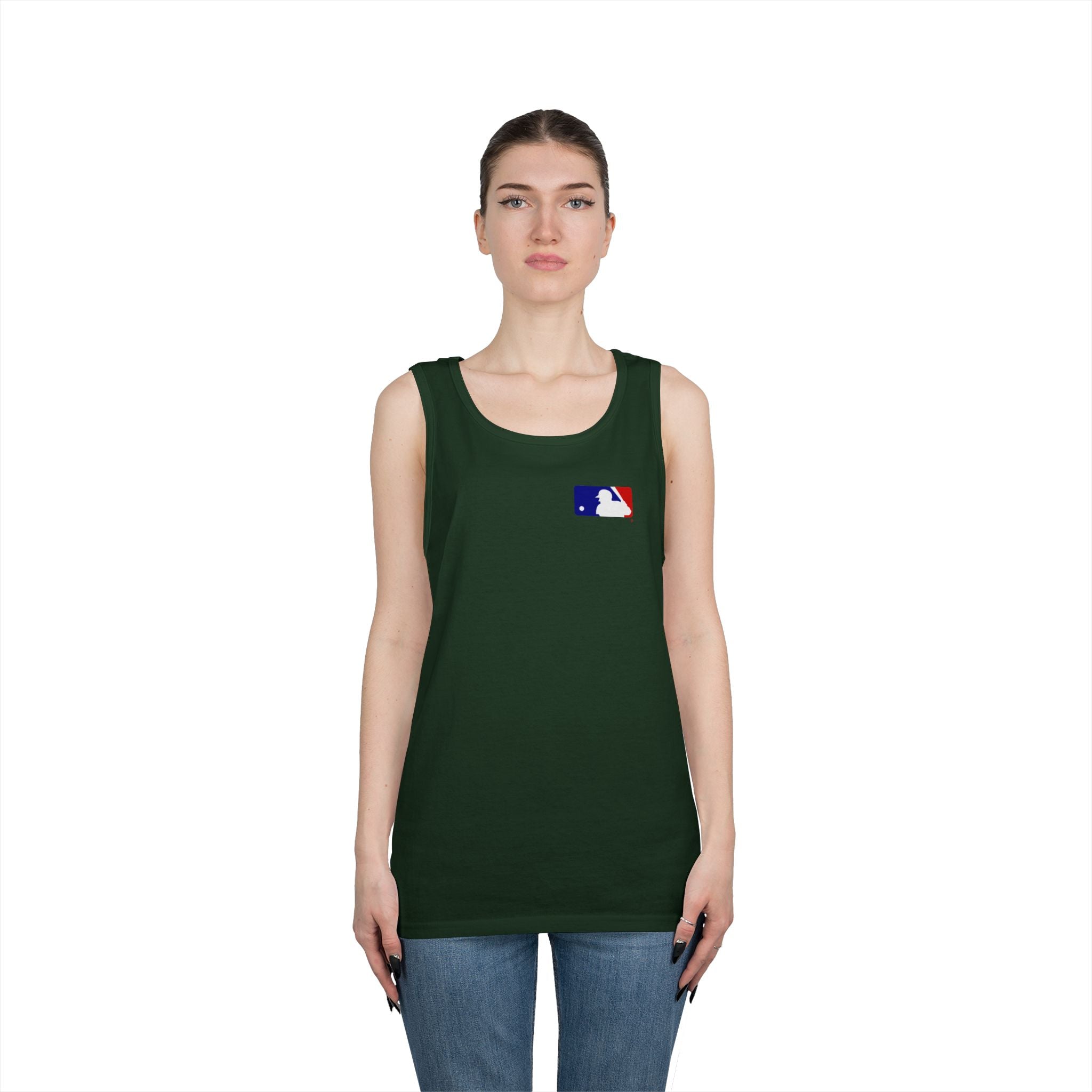 Baseball Glove Tank Top  Vintage Mitt & Ball Graphic