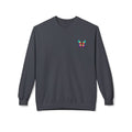 Rainbow Butterfly Sweatshirt | Colorful Monarch Wing Graphic