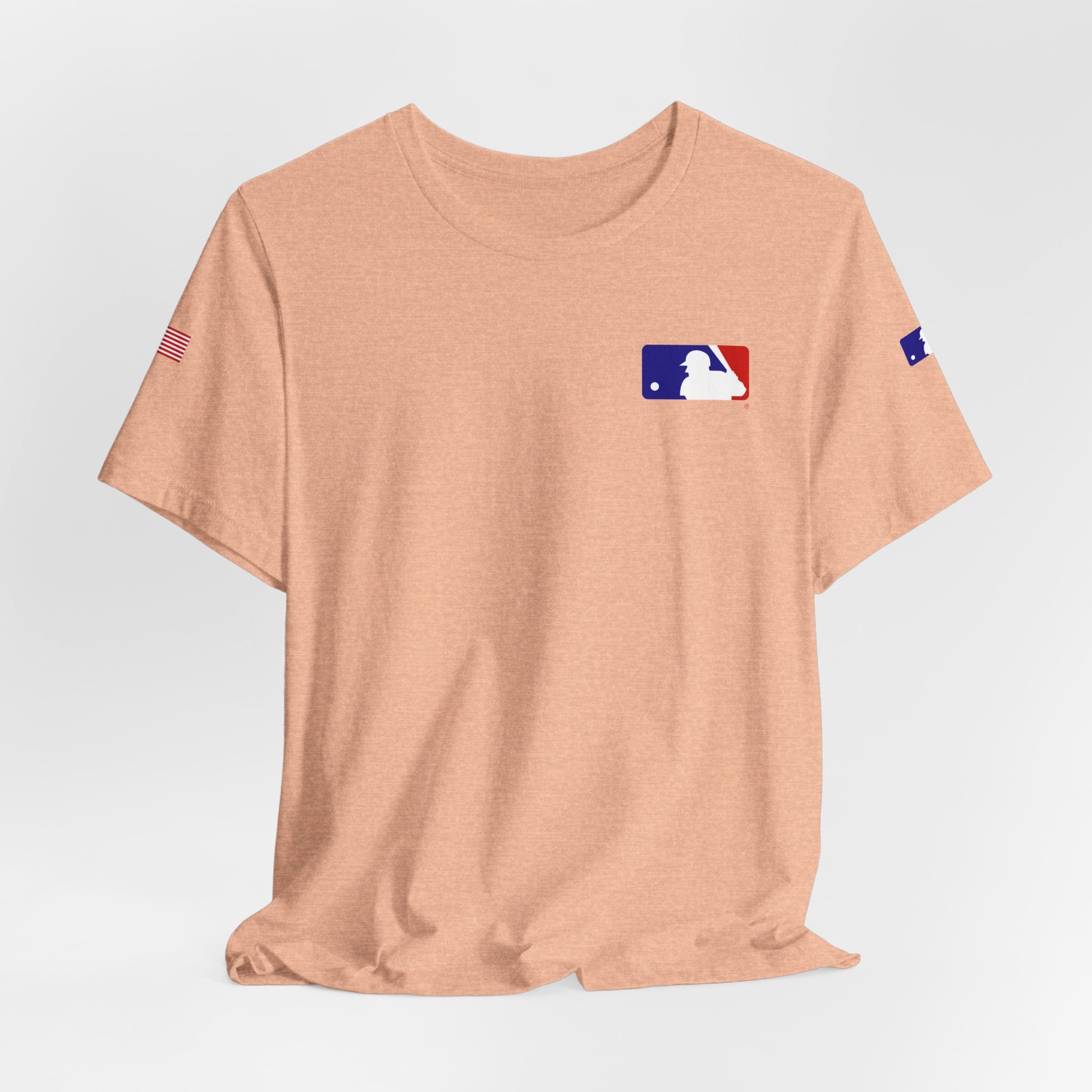 Baseball Logo T-Shirt  Minimal Chest Patch Tee