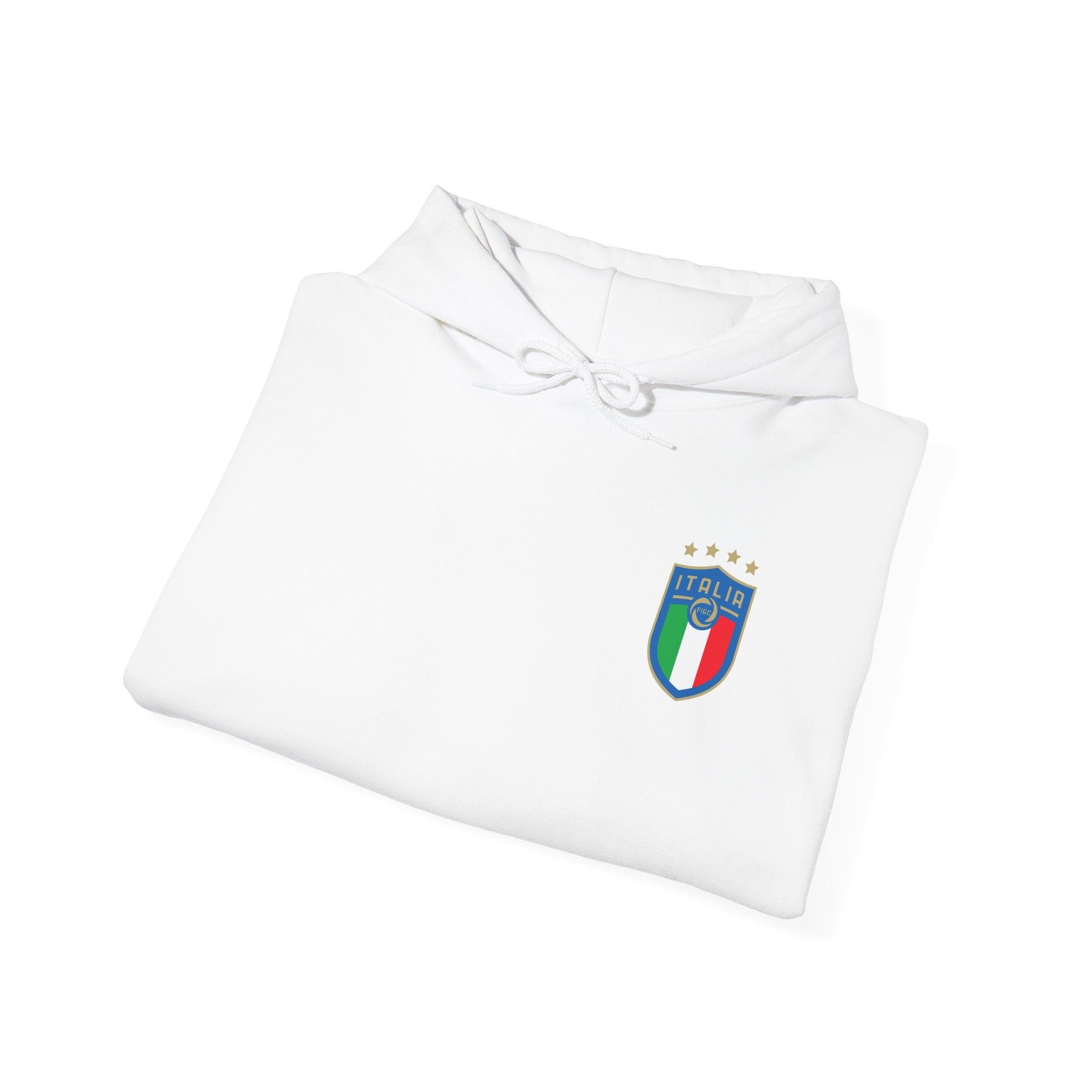 Italia Crest Hoodie Italian Flag Soccer Pullover