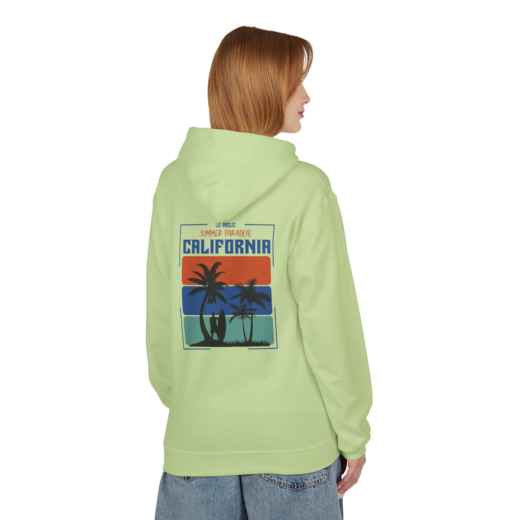 California Sunset Surf Hoodie  Summer Vacation Beach Pullover