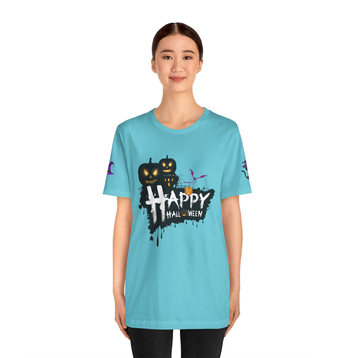 Happy Halloween Pumpkins T‑Shirt