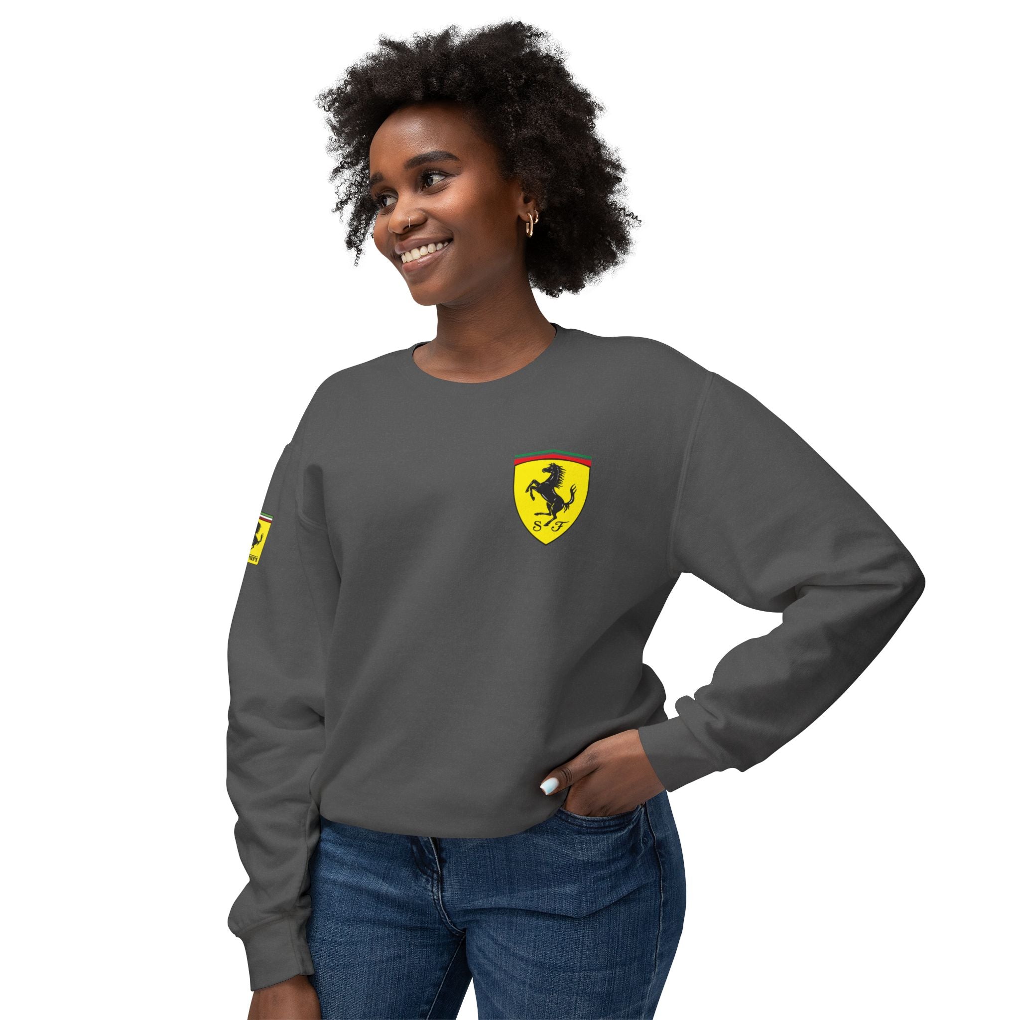 Ferrari Logo Crewneck Sweatshirt