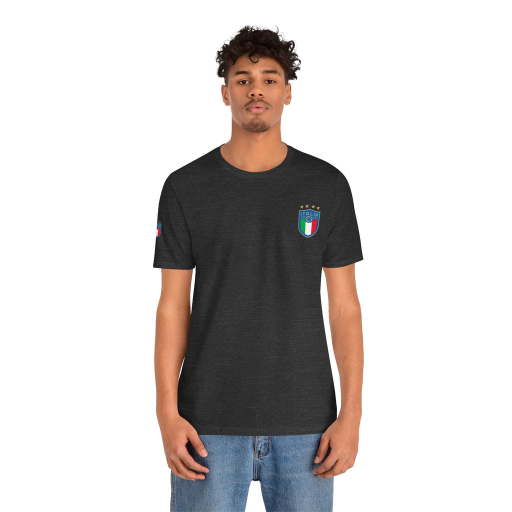 Italy Crest Tee  Italian Flag Shield T-Shirt