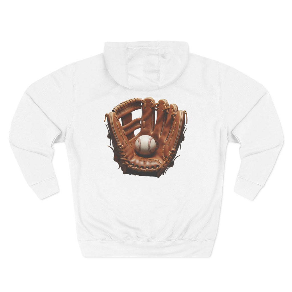 Baseball Glove Hoodie  Vintage Catcher Mitt Graphic Pullover