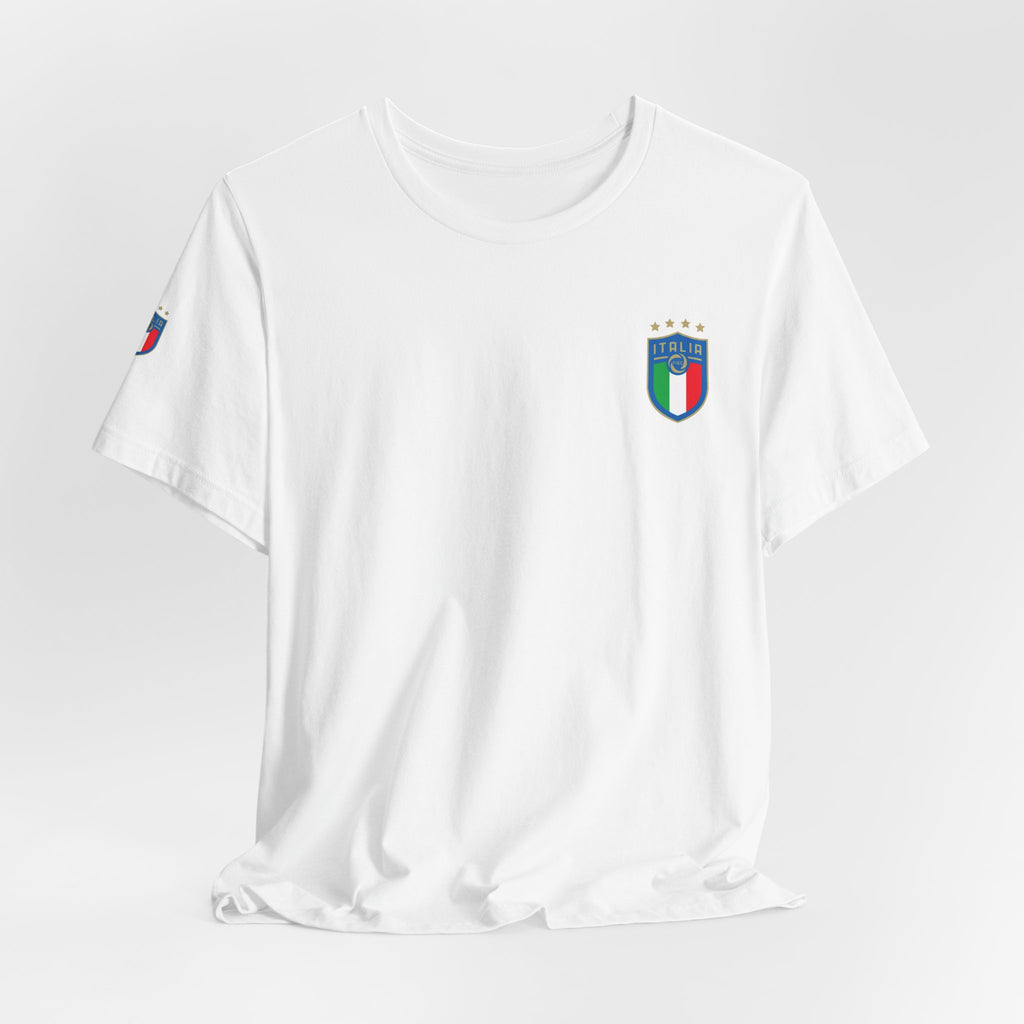 Italy Crest Tee  Italian Flag Shield T-Shirt