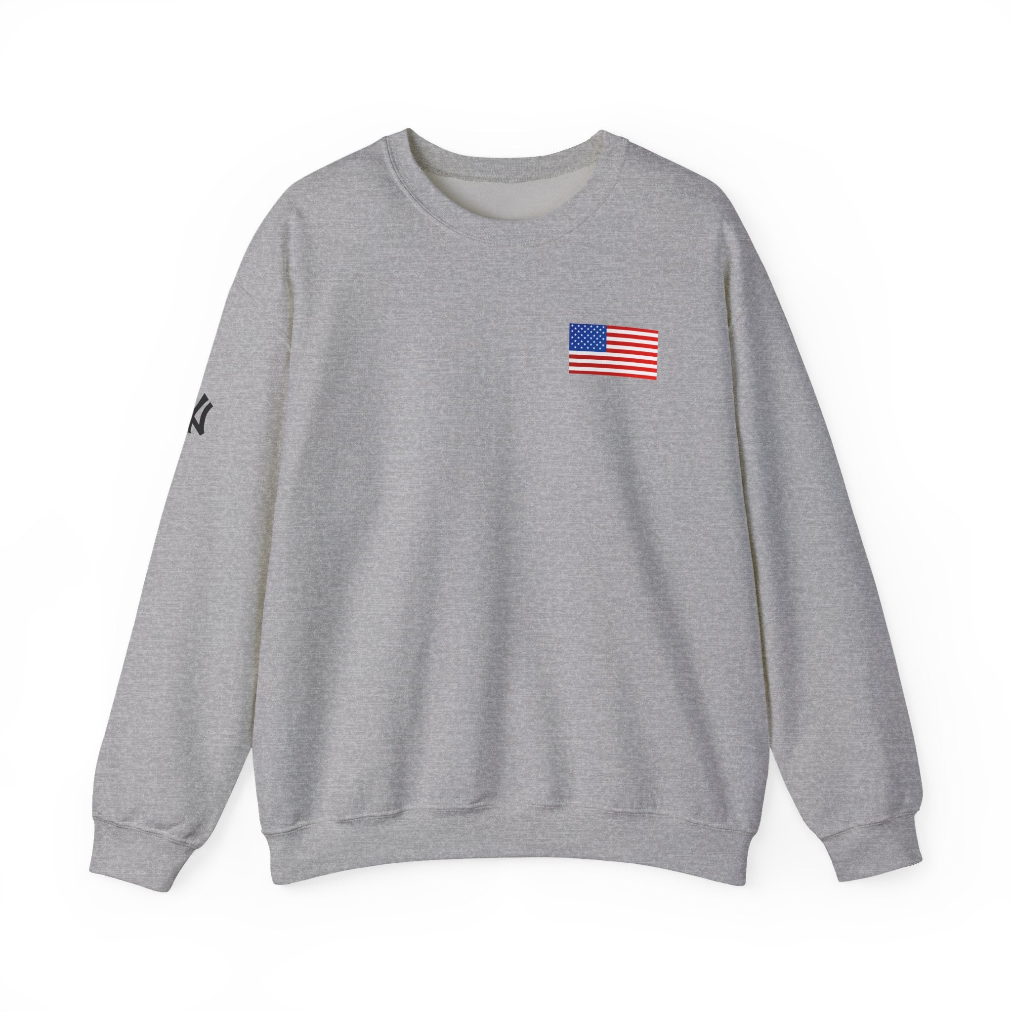 American Flag Sweatshirt | USA Stars Stripes Patriotic Crewneck