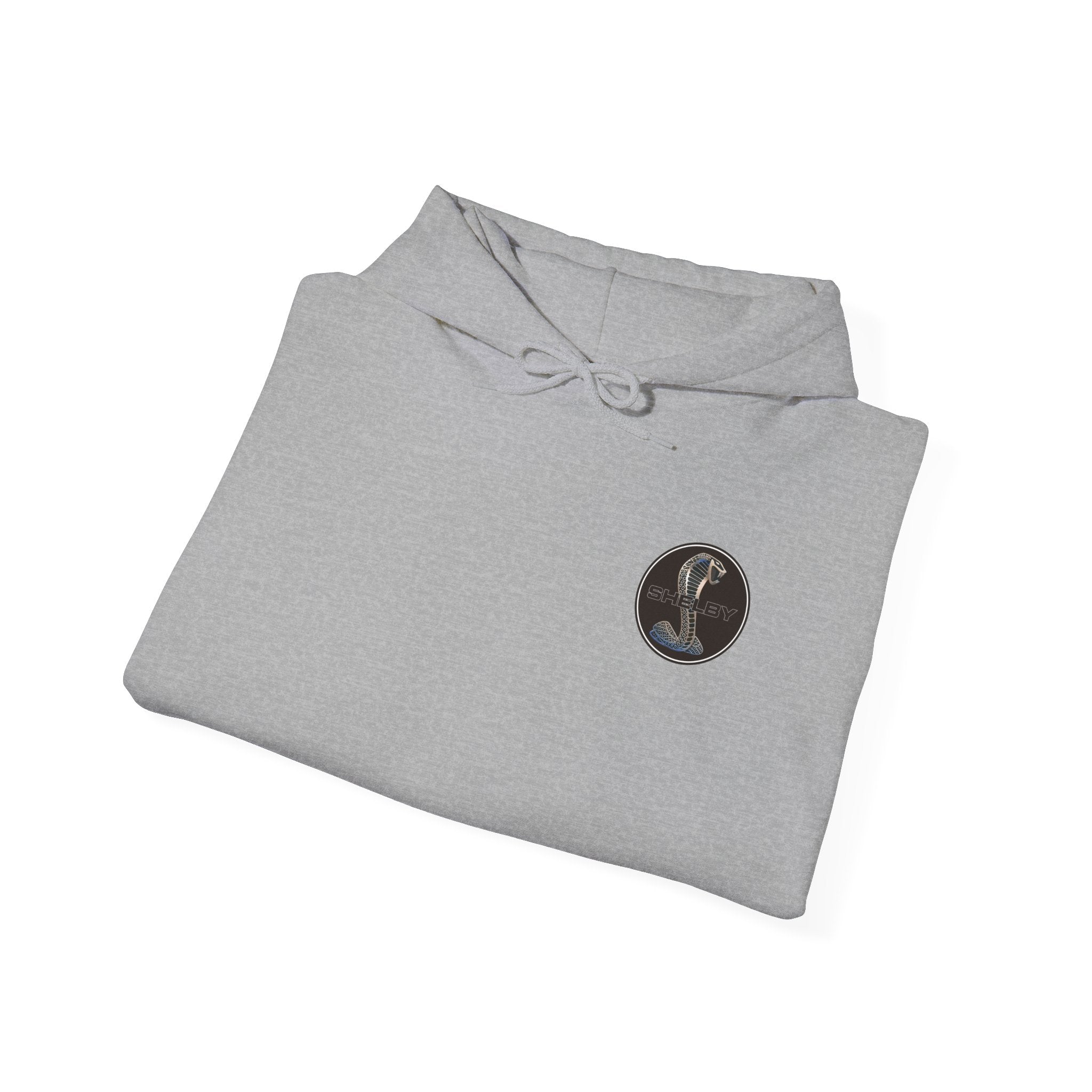 Classic Mustang Hoodie  Vintage Blue Pony Car Pullover