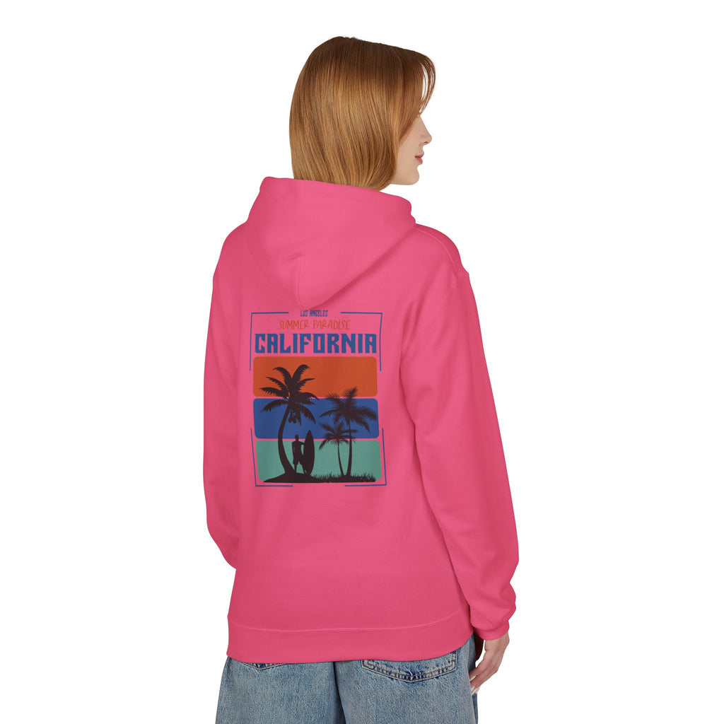 California Sunset Surf Hoodie  Summer Vacation Beach Pullover
