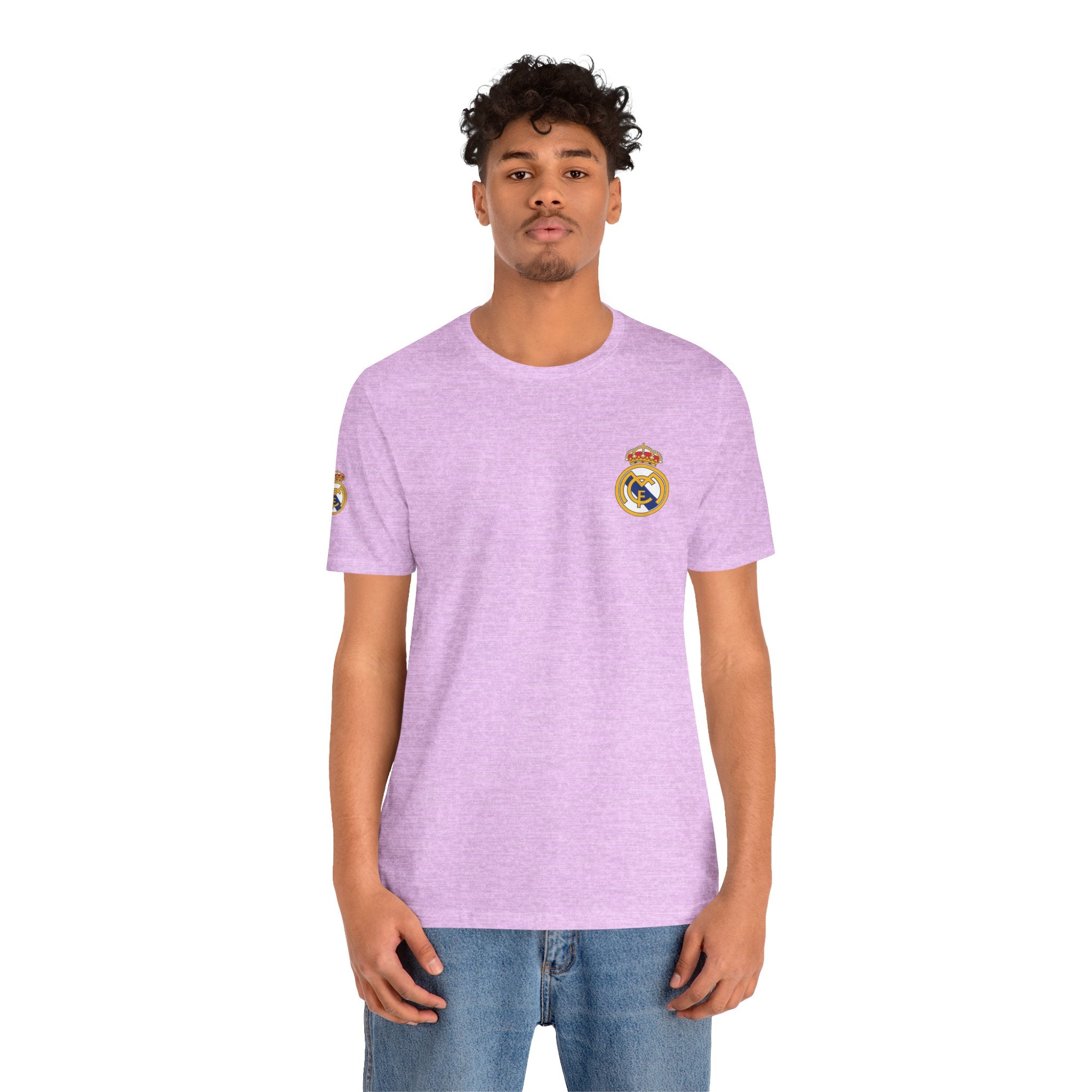 Real Madrid Crest Tee  White Short Sleeve Soccer Shirt