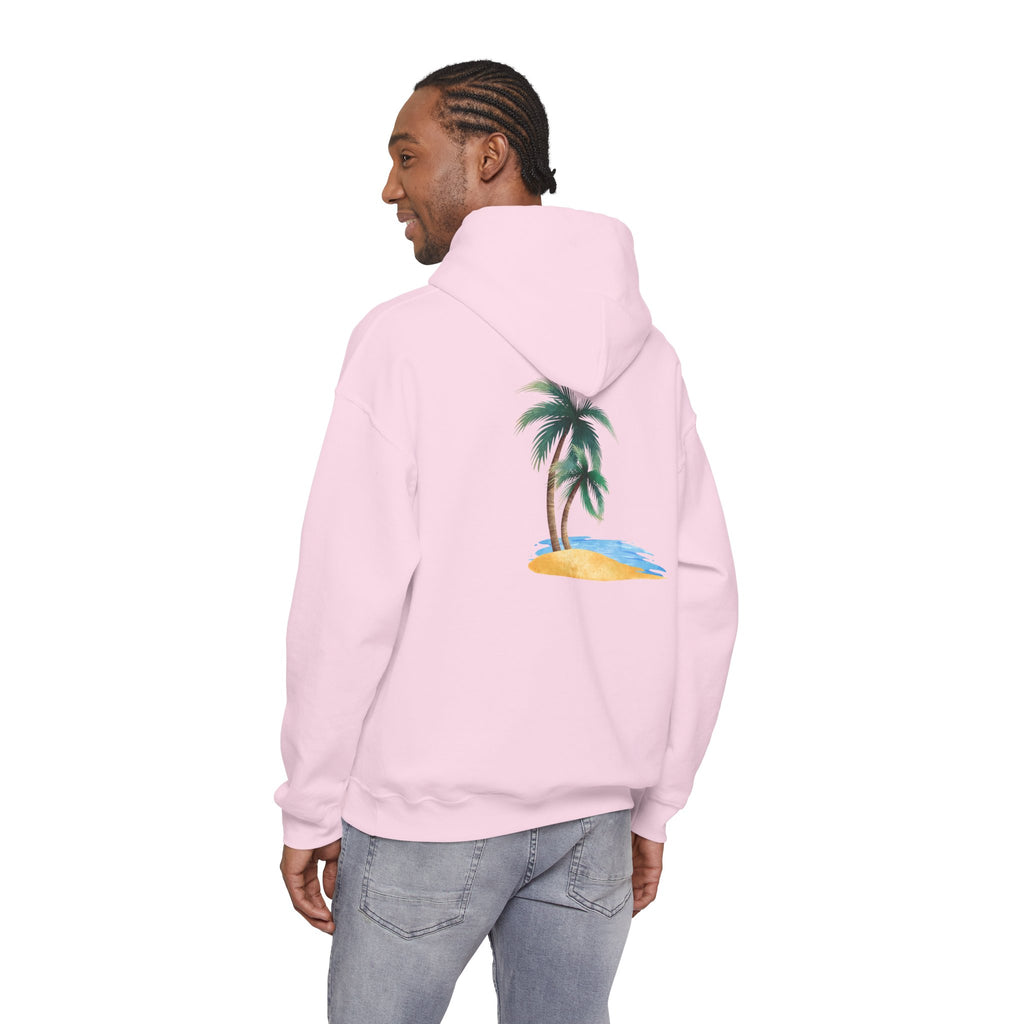 California Palm Tree Hoodie | Beach Island Graphic, Sleeve Icons