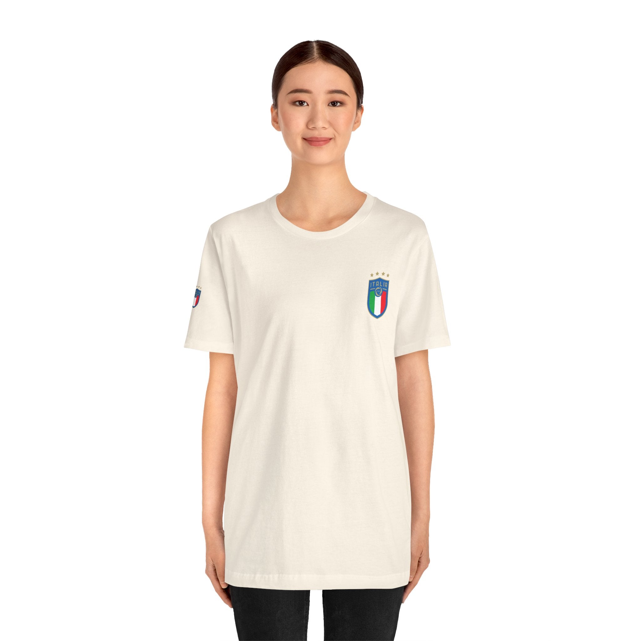 Italy Crest Tee  Italian Flag Shield T-Shirt