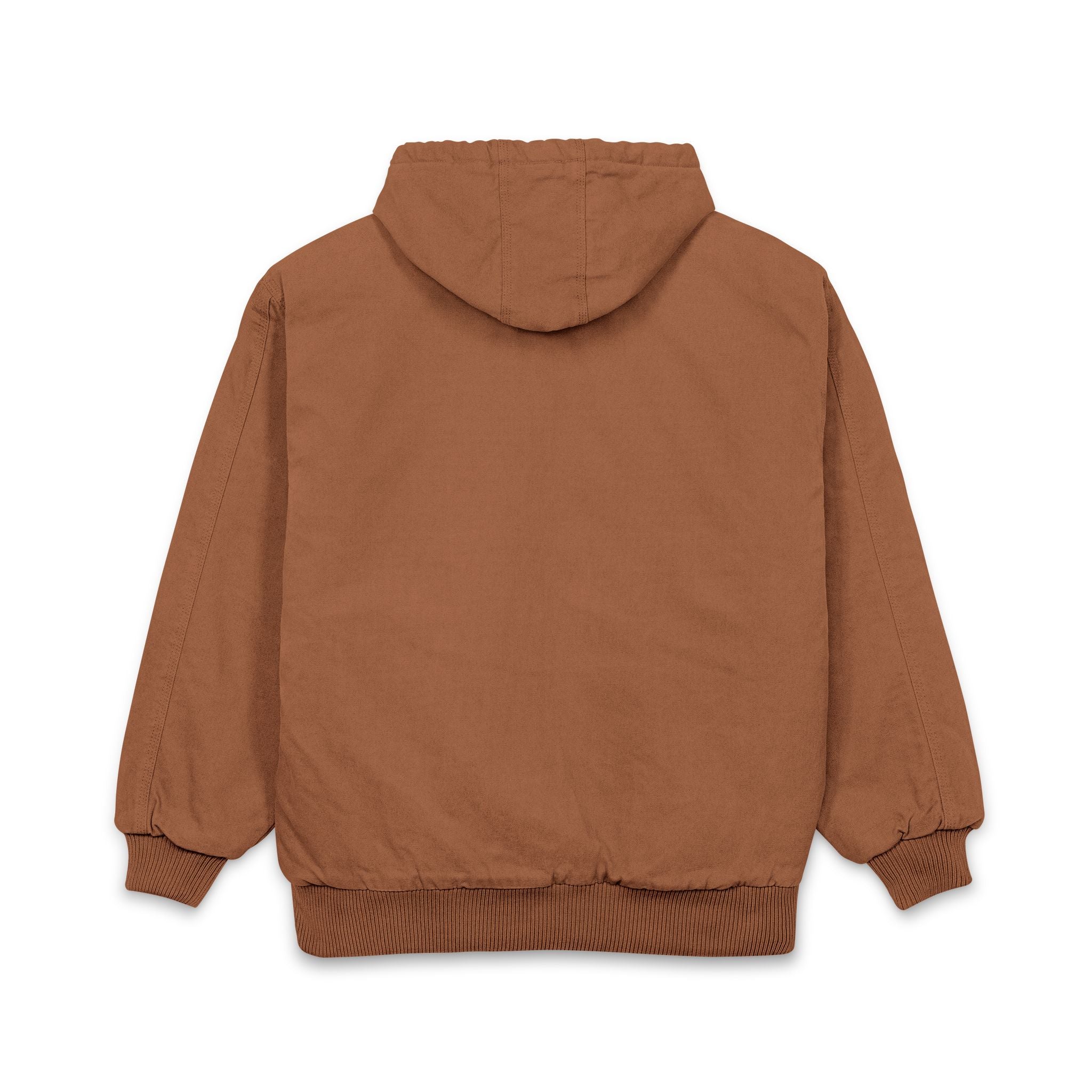 Embroidered Hooded Work Jacket Heavy Duck Cloth Hooded Jacket