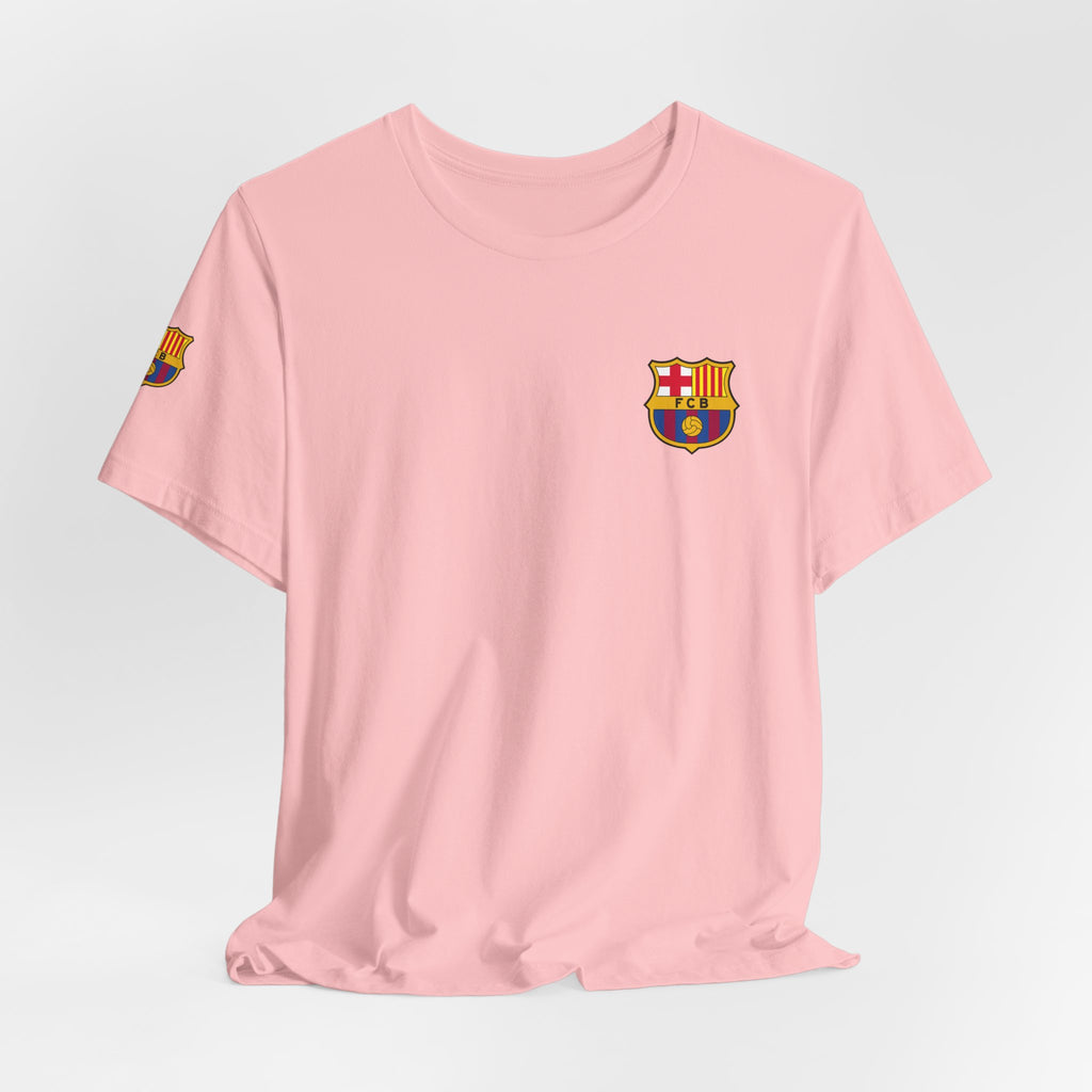 Barcelona Crest T‑Shirt  Minimal Football Fan Tee