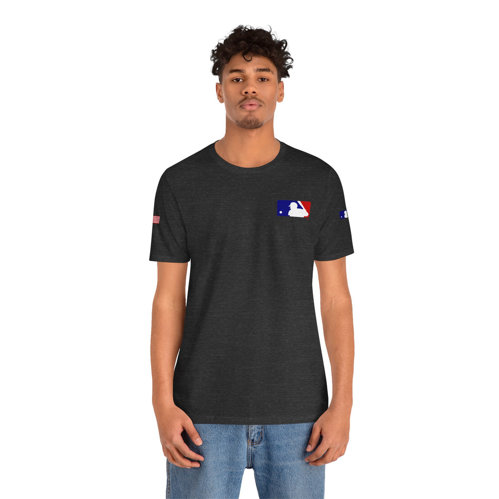 Baseball Logo T-Shirt  Minimal Chest Patch Tee