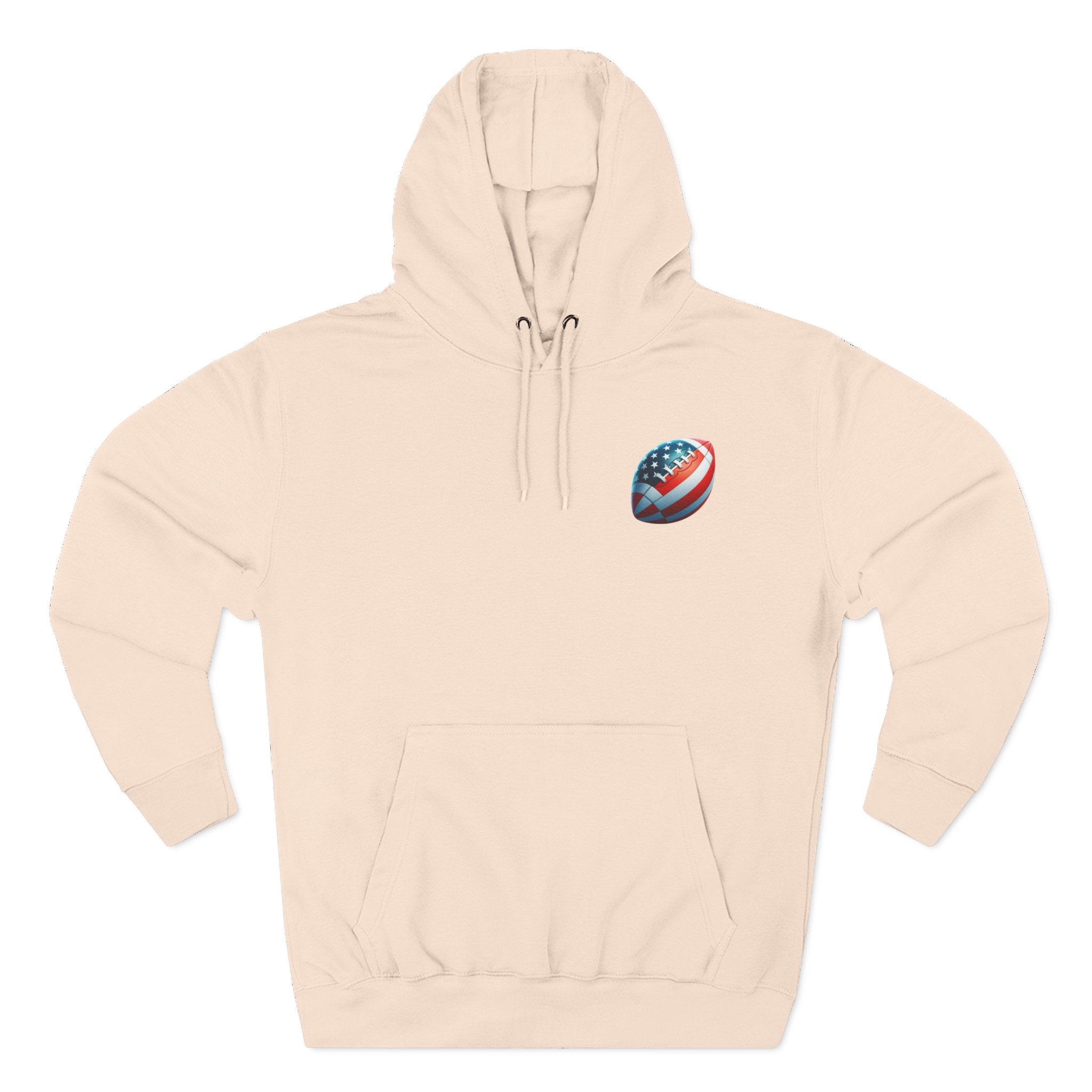 Football Helmet Skull Hoodie — Graphic Fleece Pullover for Fans