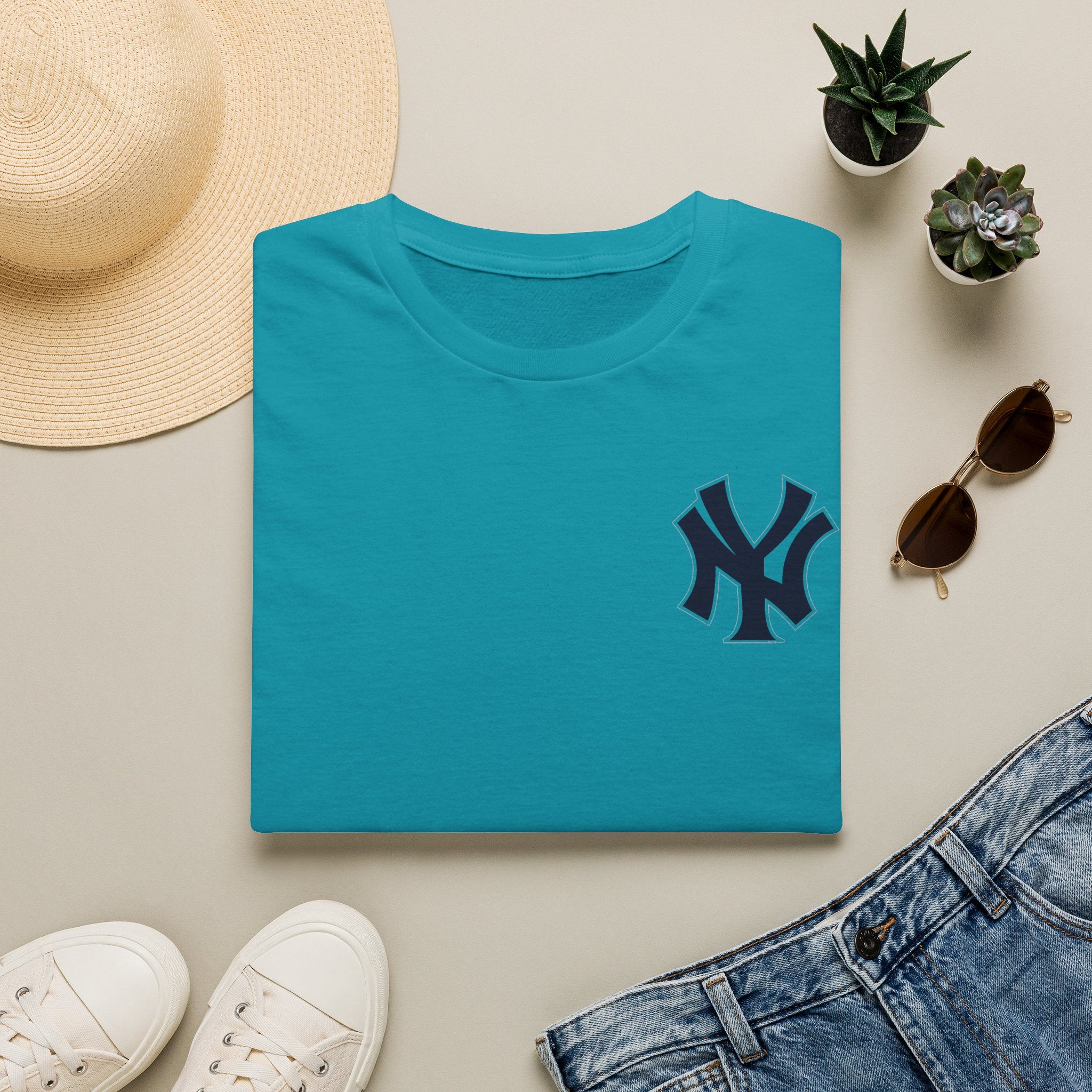 NY Logo T-Shirt | Minimal Baseball Graphic Tee