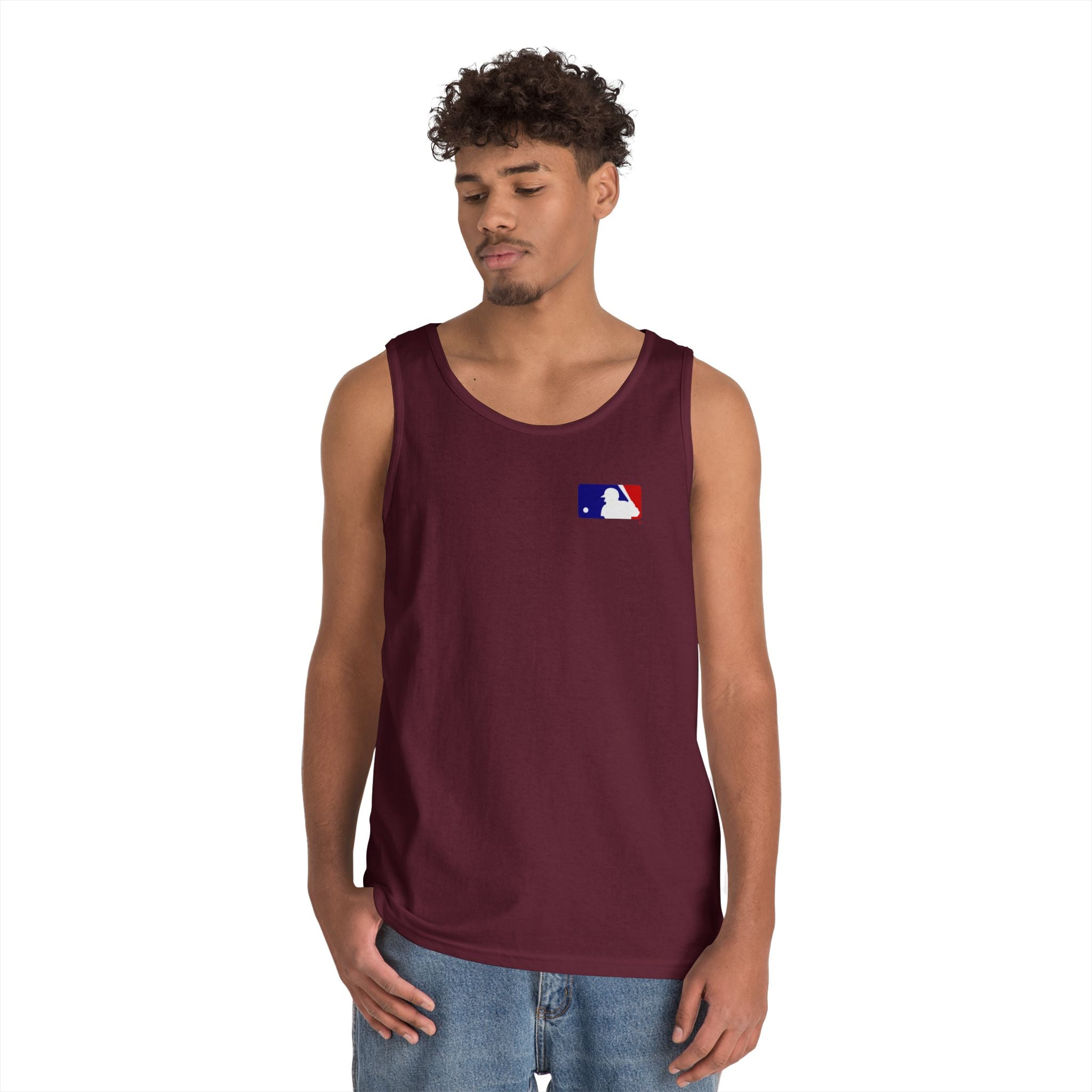 Baseball Glove Tank Top  Vintage Mitt & Ball Graphic