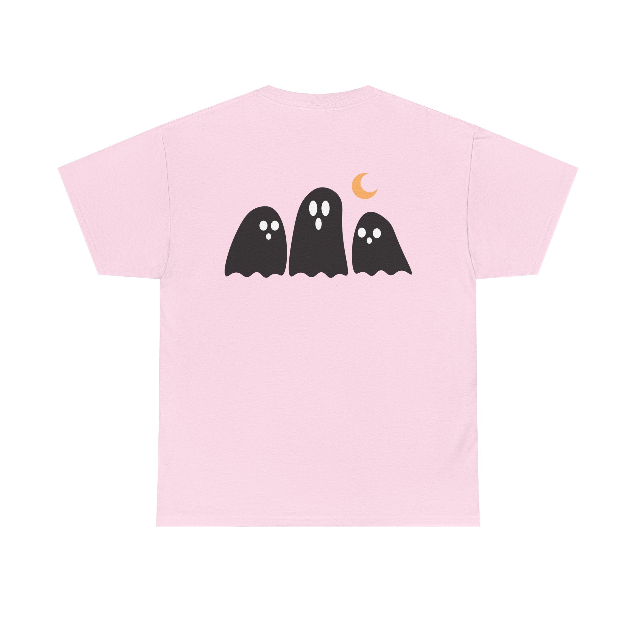 Spooky Ghost Halloween Cotton T-Shirt, Autumn Fashion Surprise for Women and Men, Unisex Tee, Scary Ghost Tee, Halloween Shirt, Fall Fashion