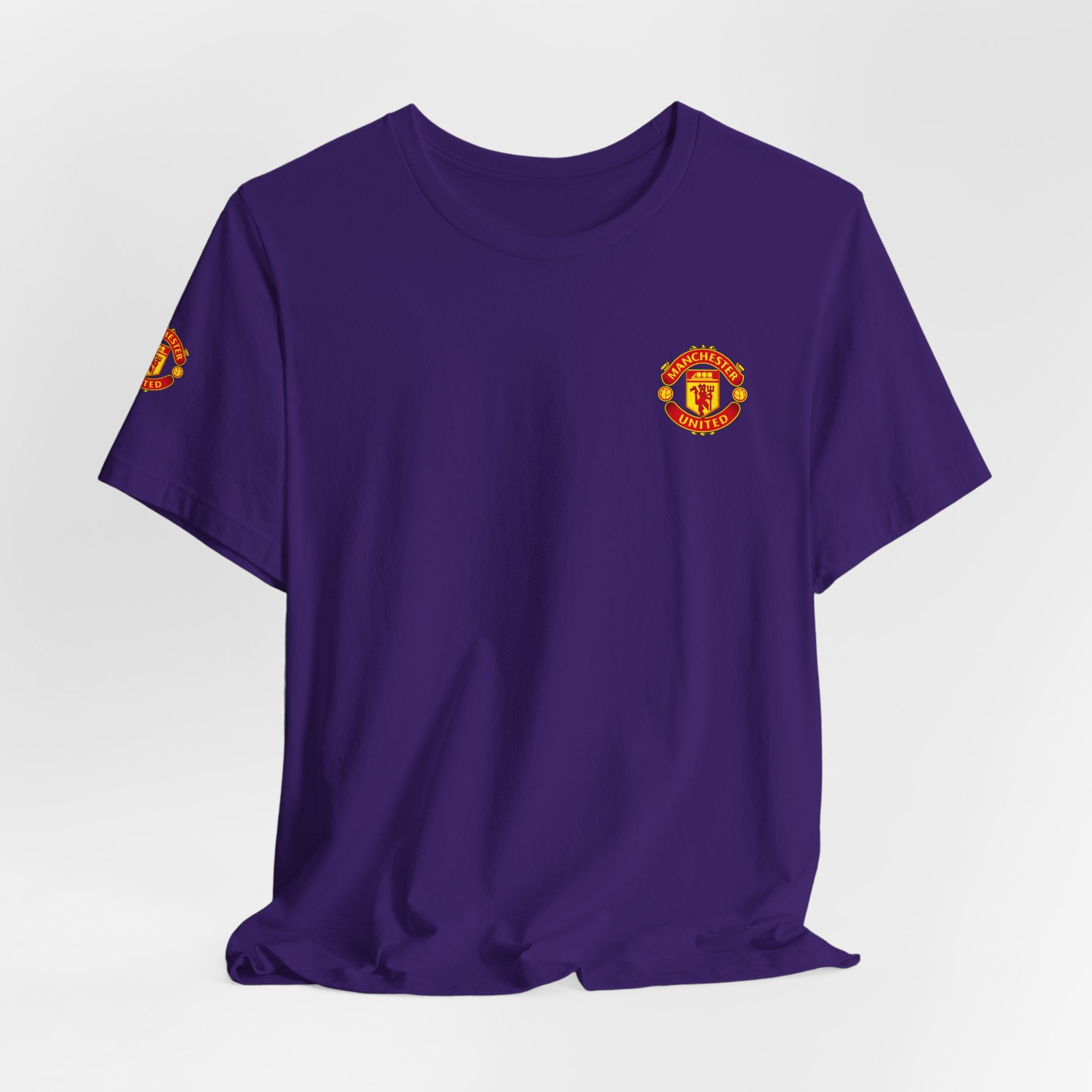 Manchester United Crest T-Shirt Soccer Club Logo Tee