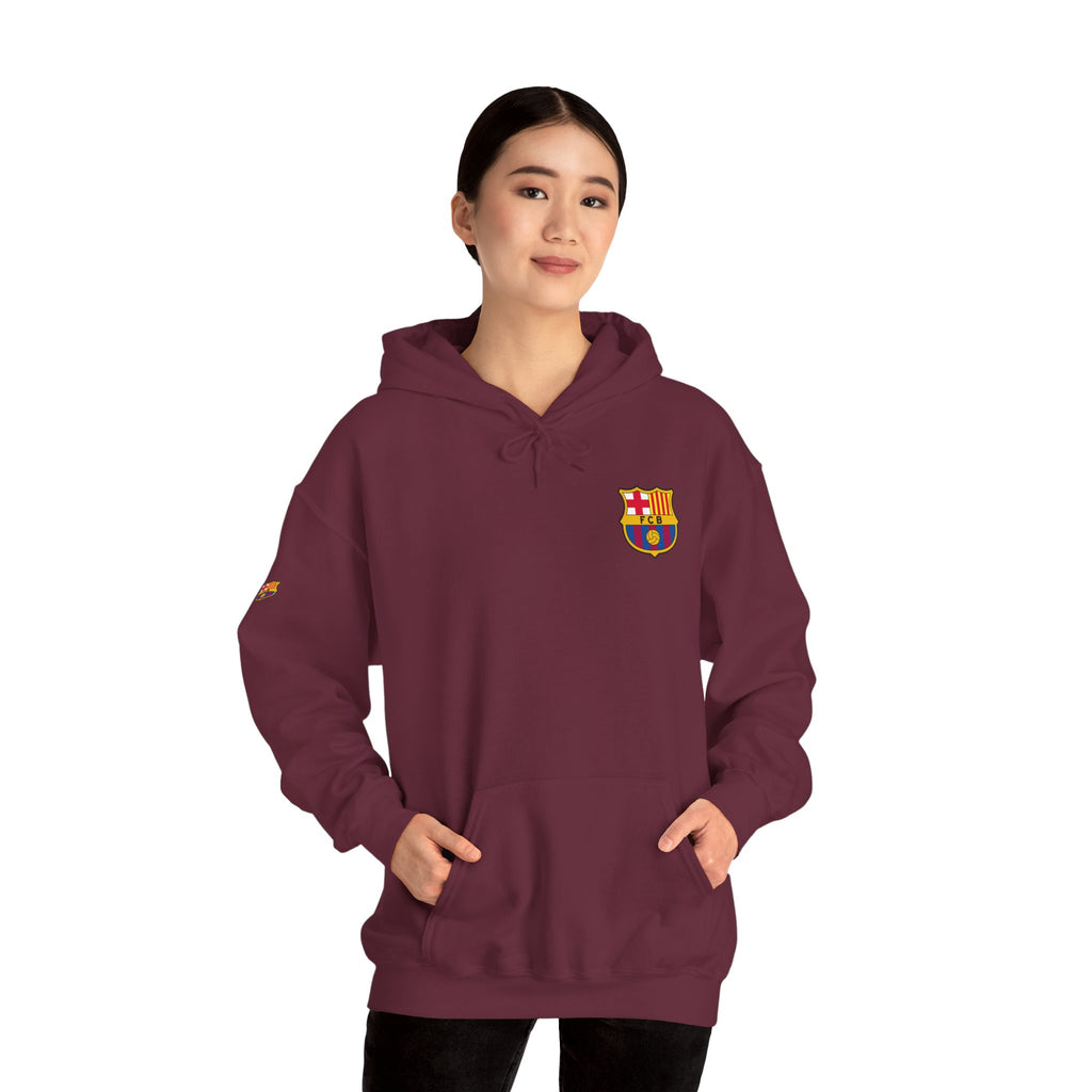 Hoodie  Barcelona Crest Hoodie with Small Badge