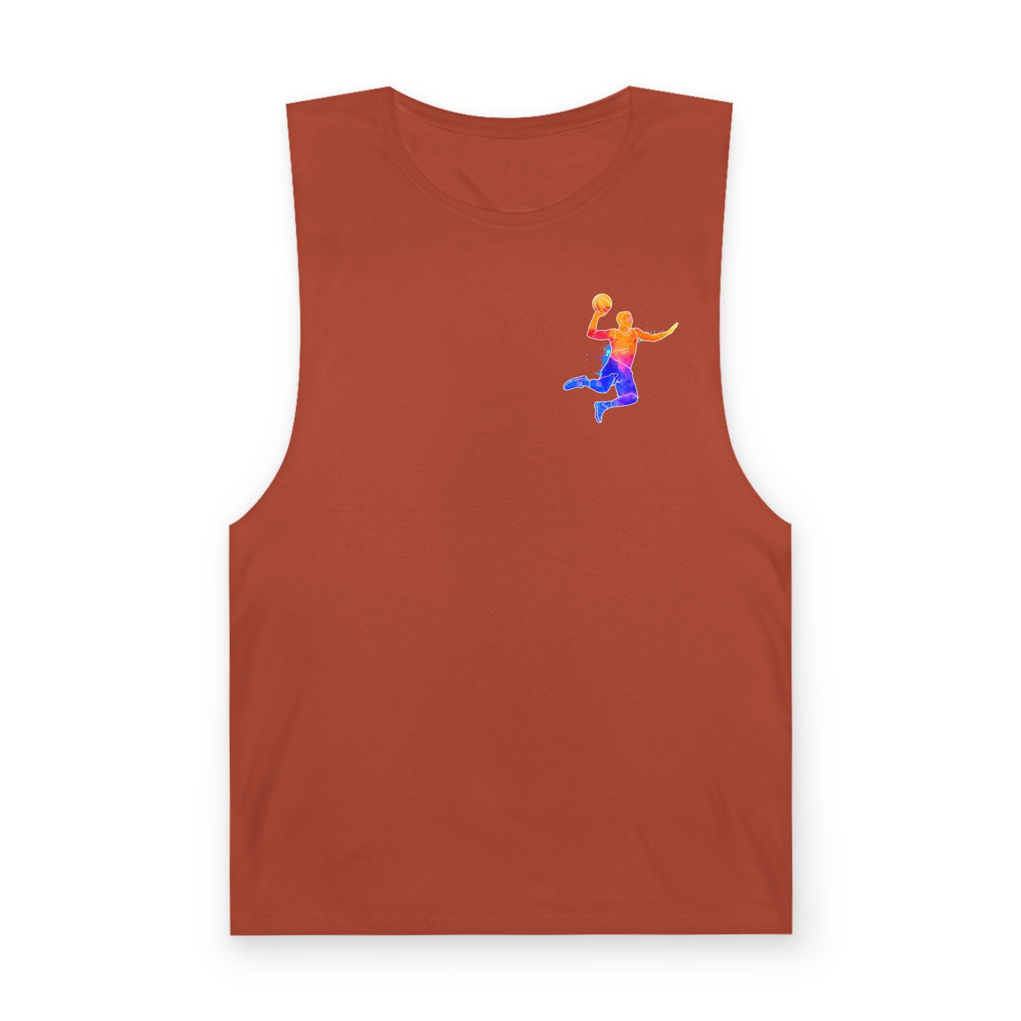 Basketball Tank Top  Colorful Player Graphic Athletic Workout Shirt