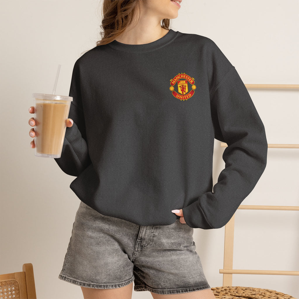 Crewneck Sweatshirt — Manchester United FC Logo Pullover