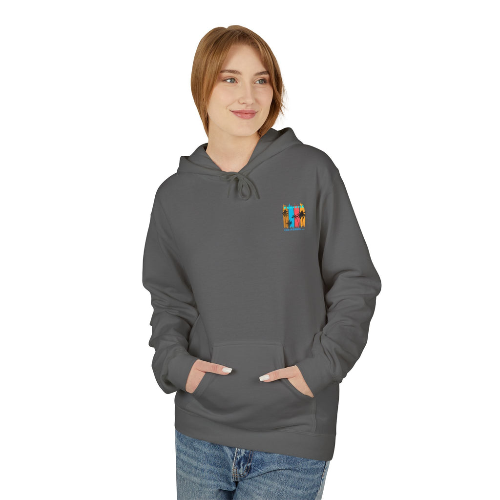 California Sunset Surf Hoodie  Summer Vacation Beach Pullover