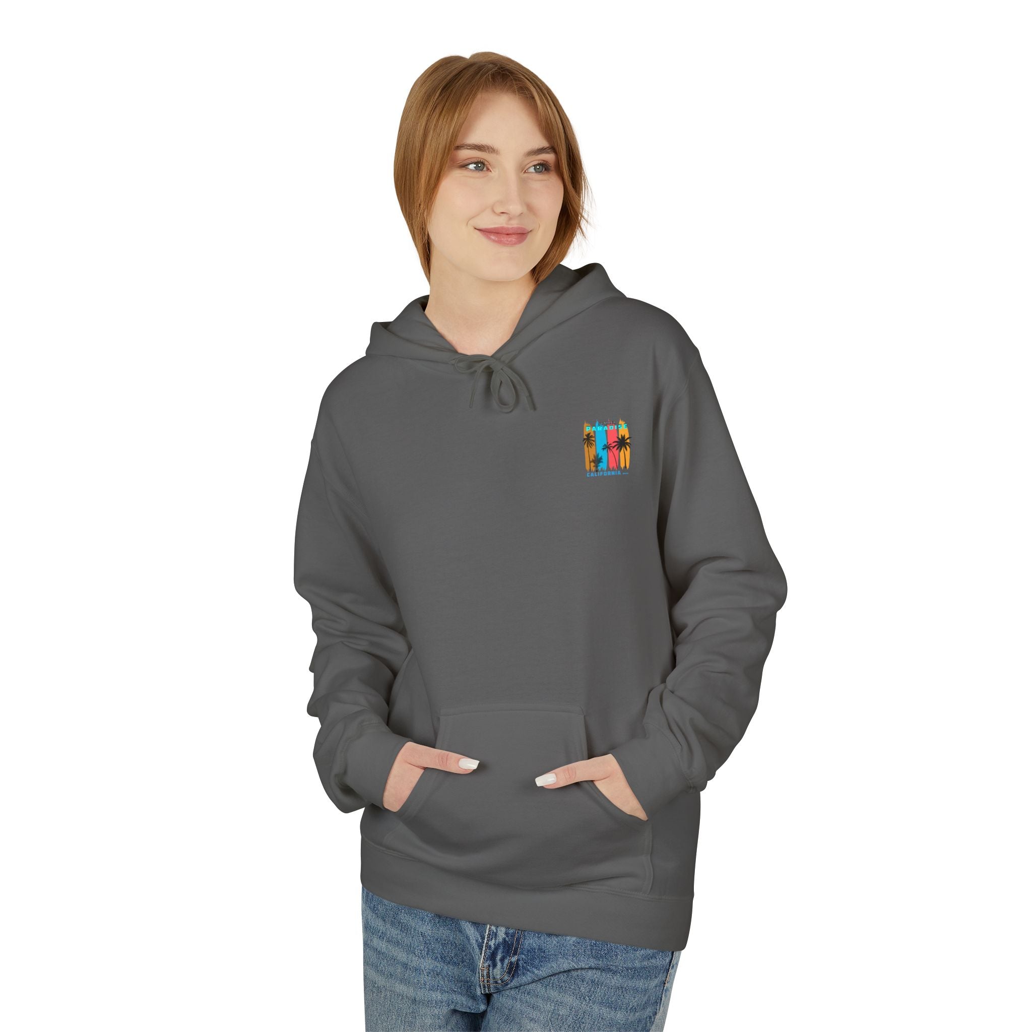 California Sunset Surf Hoodie  Summer Vacation Beach Pullover