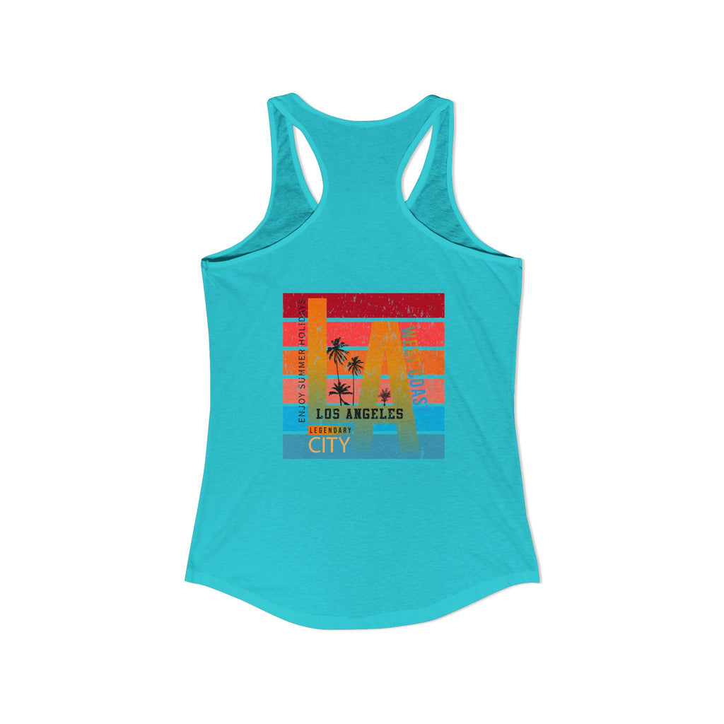 California Athletic Women's Racerback Tank  Women's California Athletic Tank Top