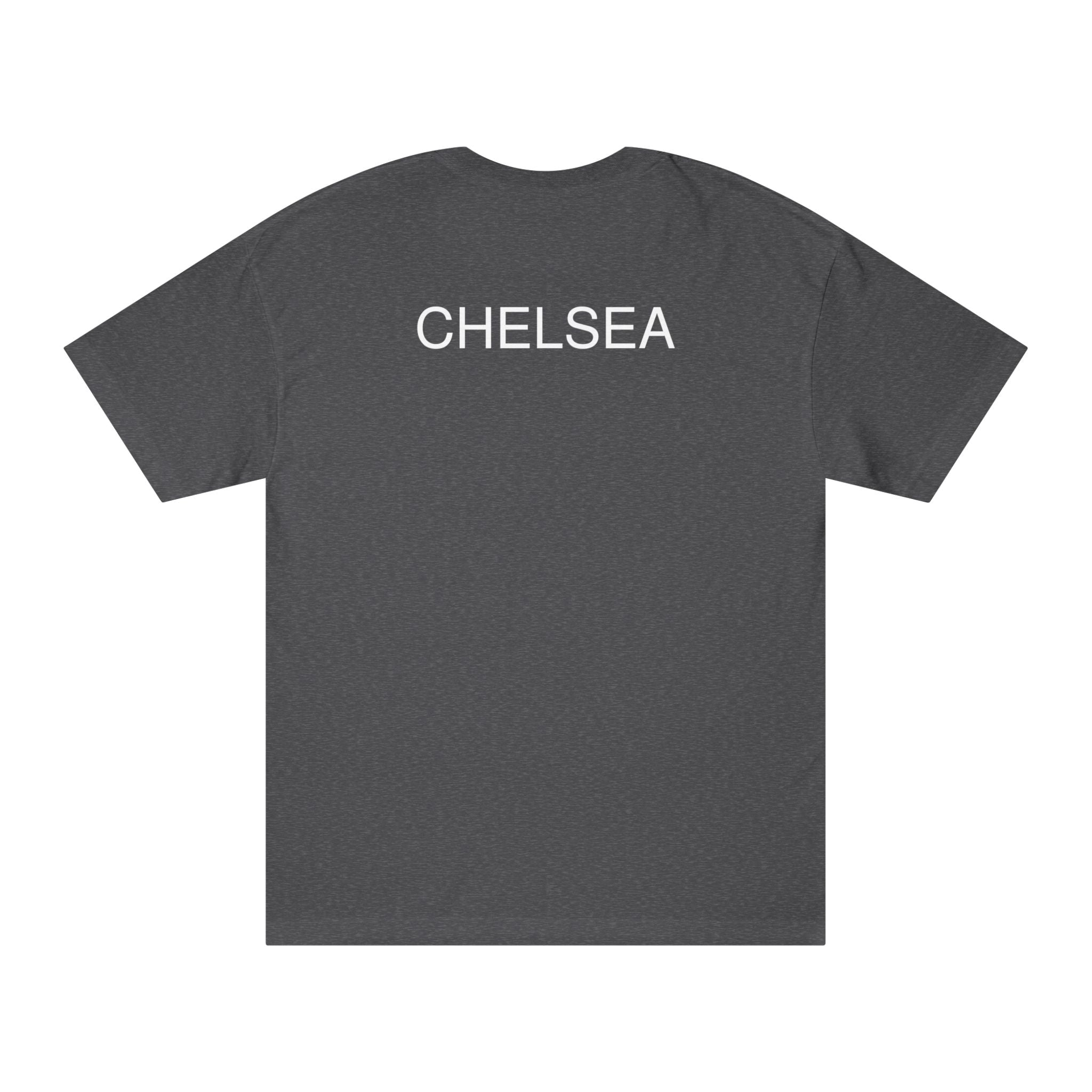 Chelsea Football Club Tee Minimal Crest Front & CHELSEA Back